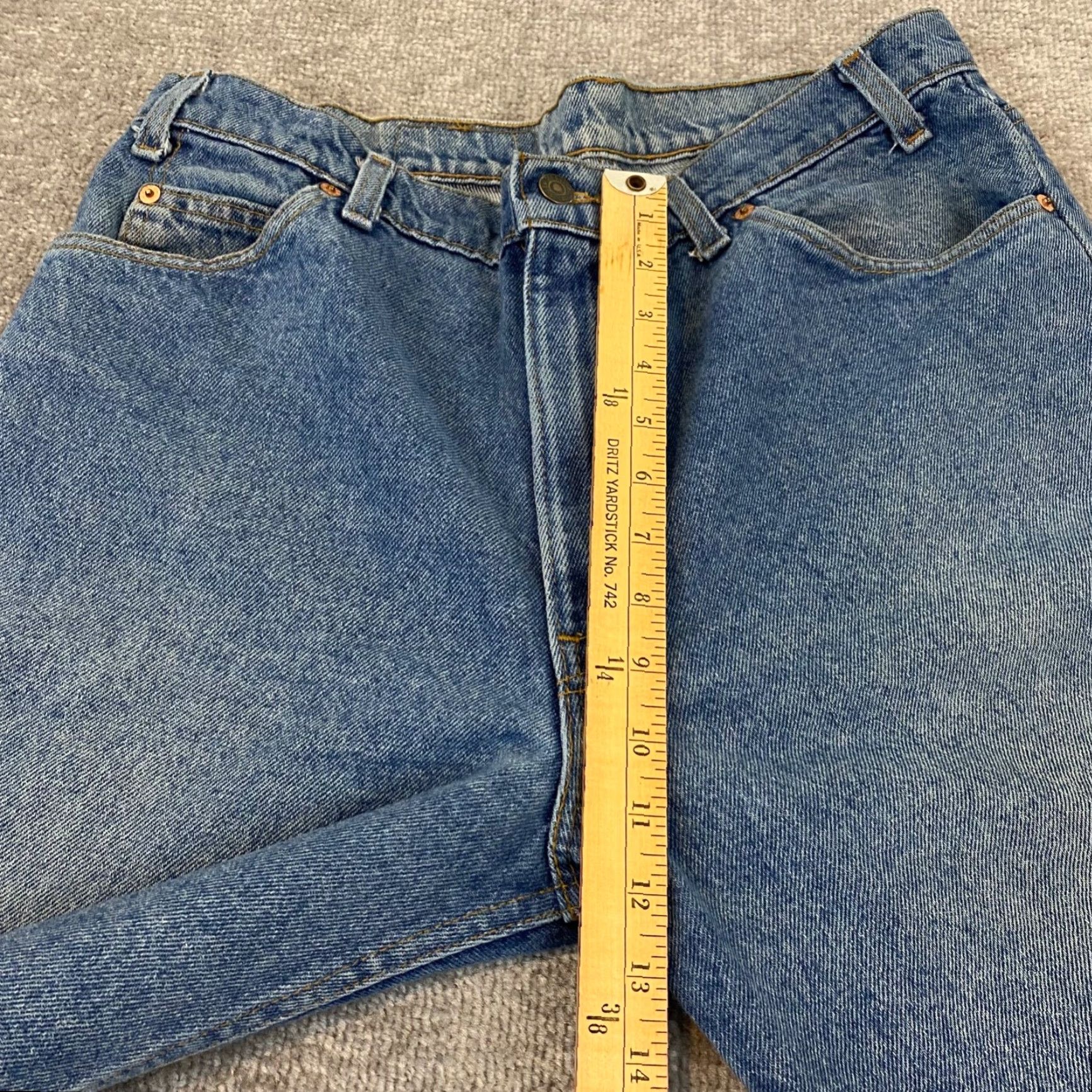 Levi's LEVI'S 550 Jeans Mens 36x30 Blue Light Wash Denim 90s Vintage Straight Pants Size US 36 / EU 52 - 6 Thumbnail