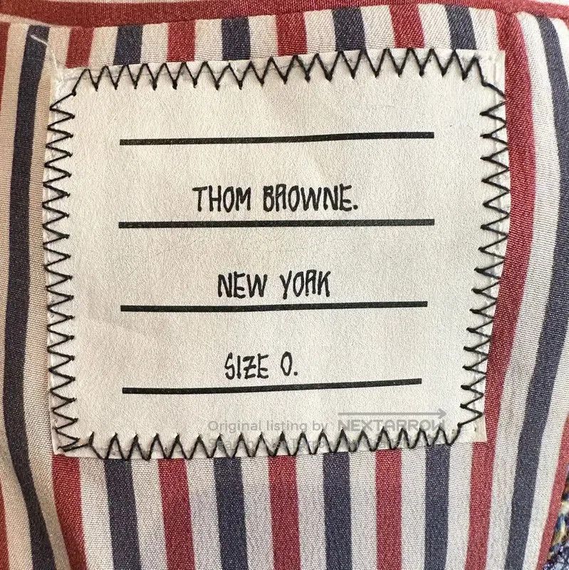 Thom Browne Thom Browne Women's Blue Cotton Coat . Size S / US 4 / IT 40 - 3 Thumbnail