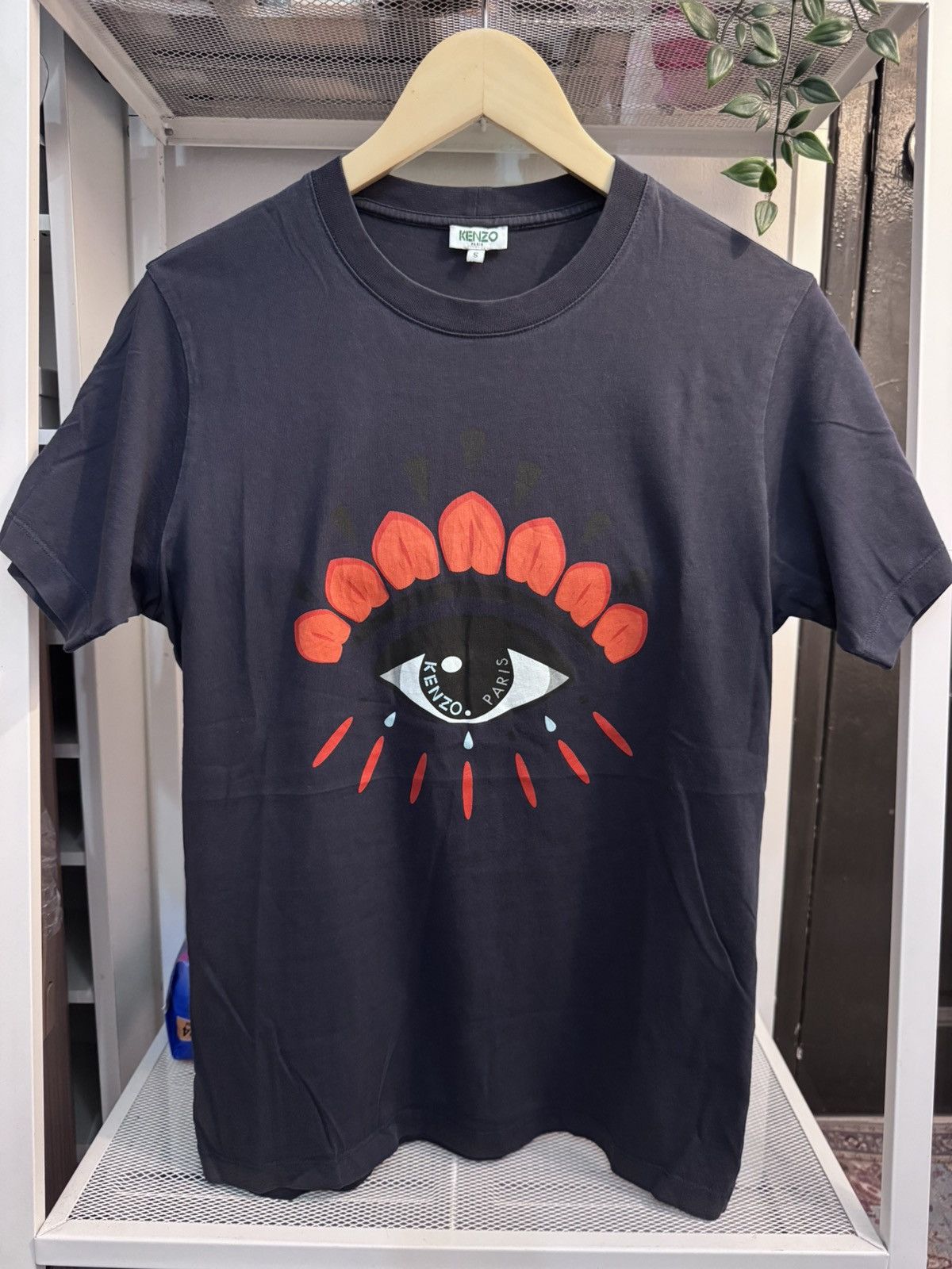 Kenzo Kenzo Red Eye T-Shirt Size US S / EU 44-46 / 1 - 1 Thumbnail