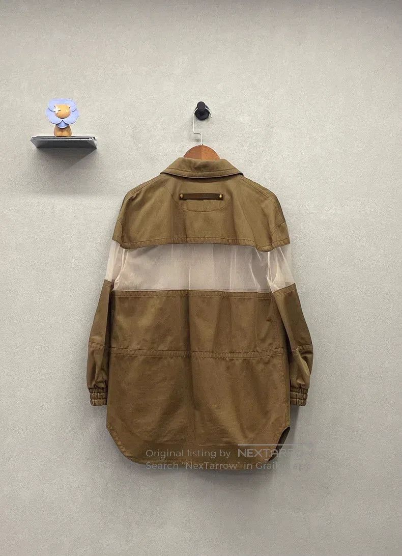 Fendi Fendi Caramel sheer fabric jacket Size XXS / US 00 / IT 34 - 4 Thumbnail