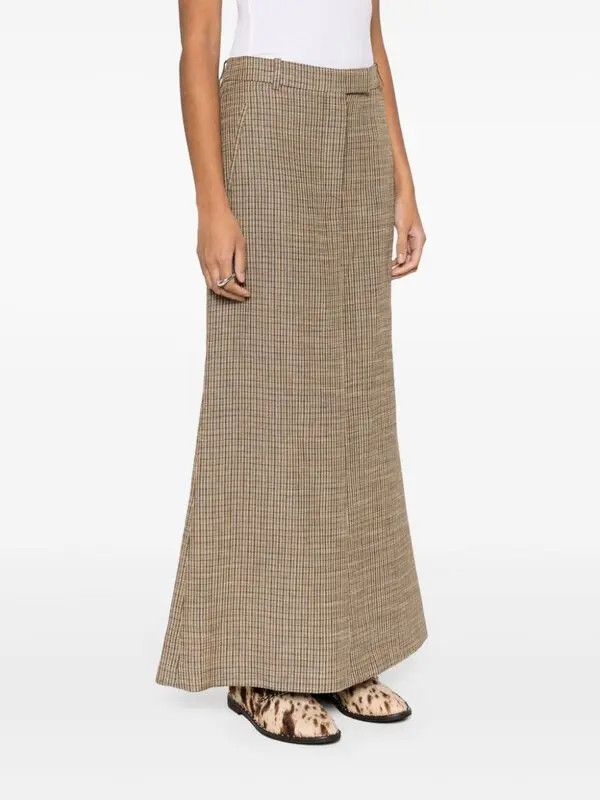 Acne Studios o1y0725 Maxi Skirt in Brown Size 28" / US 6 / IT 42 - 2 Thumbnail