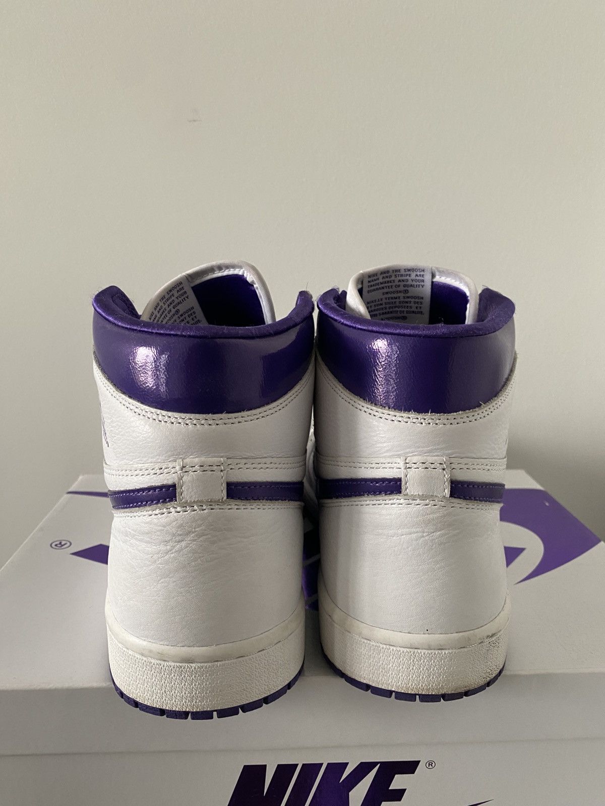 Jordan Brand × Nike Nike Jordan 1 Purple Metallics Size US 10 / EU 43 - 4 Thumbnail