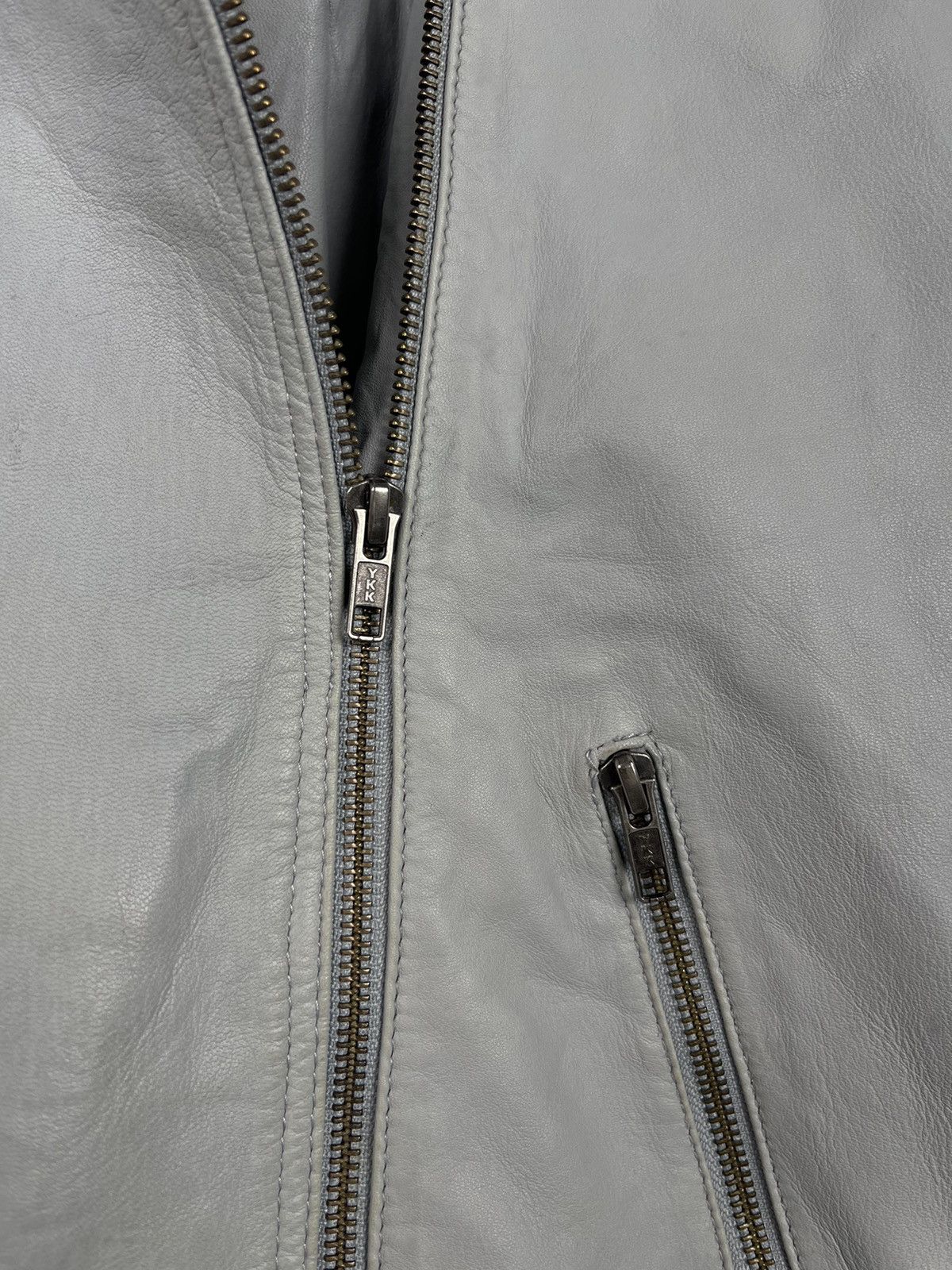 Reiss Reiss Lamb Leather Asymmetrical Jacket Women’s Size Medium Size M / US 6-8 / IT 42-44 - 7 Thumbnail