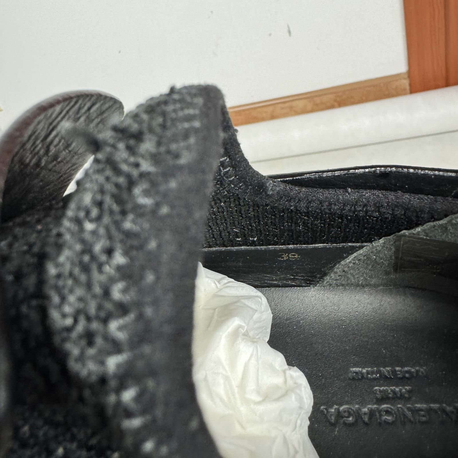 Balenciaga Balenciaga Black Slip On Sneakers Shoes 39 Size US 9 / IT 39 - 13 Thumbnail