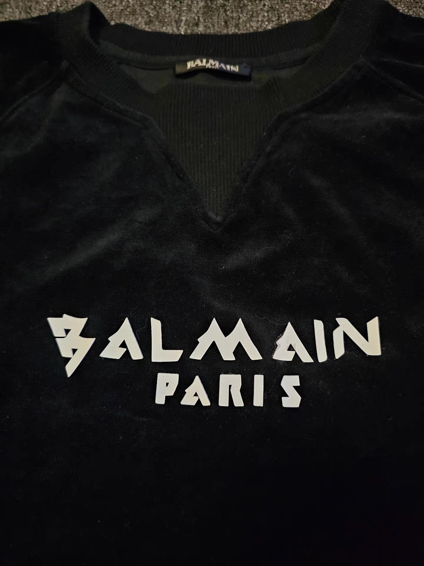 Balmain Balmain Mercerized Cotton Sweatshirt Size US XL / EU 56 / 4 - 6 Thumbnail