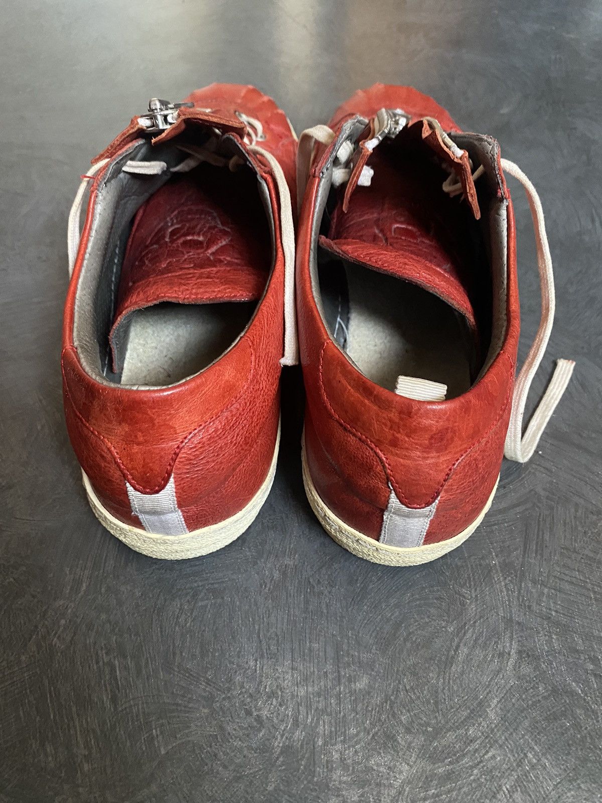 Alexander McQueen ARCHIVE 2005 Alexander McQueen Leather « Skull » Sneakers Size US 8.5 / EU 41-42 - 4 Thumbnail