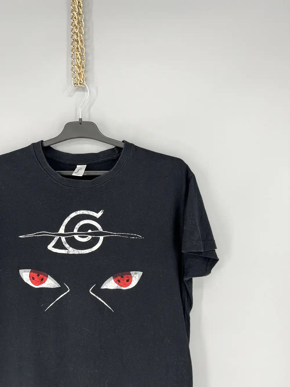 Anime Vintage Y2K Sasuke Uchiha Anime Manga Hall T-shirt 4 Naruto Size US M / EU 48-50 / 2 - 5 Thumbnail