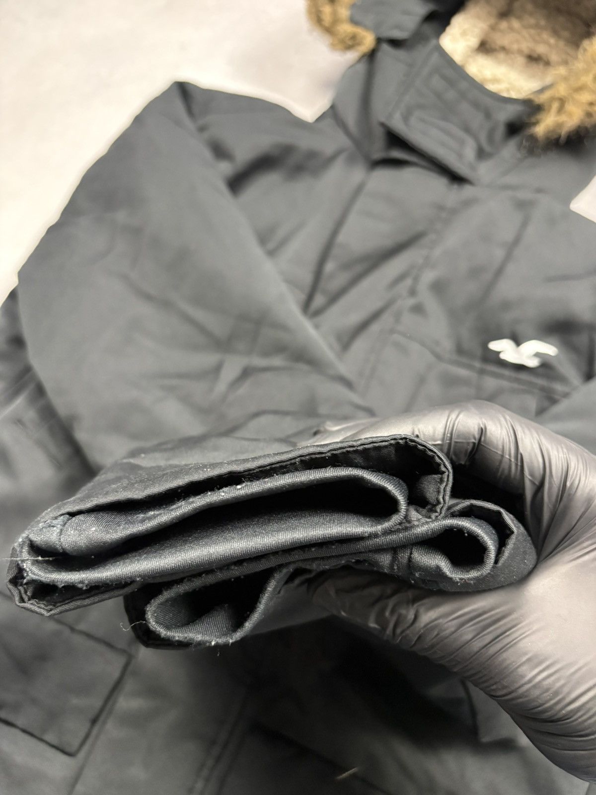 Hollister Hollister Black Faux Fur Lined Parka Jacket XS Y2K Size XS / US 0-2 / IT 36-38 - 11 Thumbnail