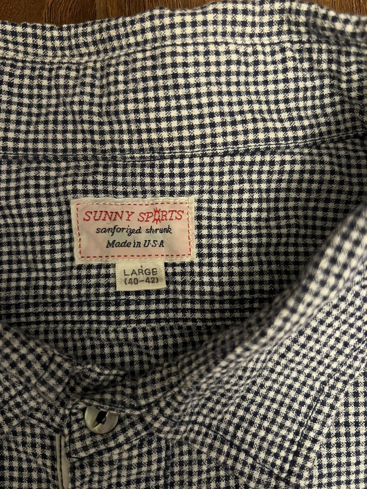 Sunny Sports Sunny Sports Long Sleeve Surfer Oxford Henley Size US L / EU 52-54 / 3 - 6 Thumbnail