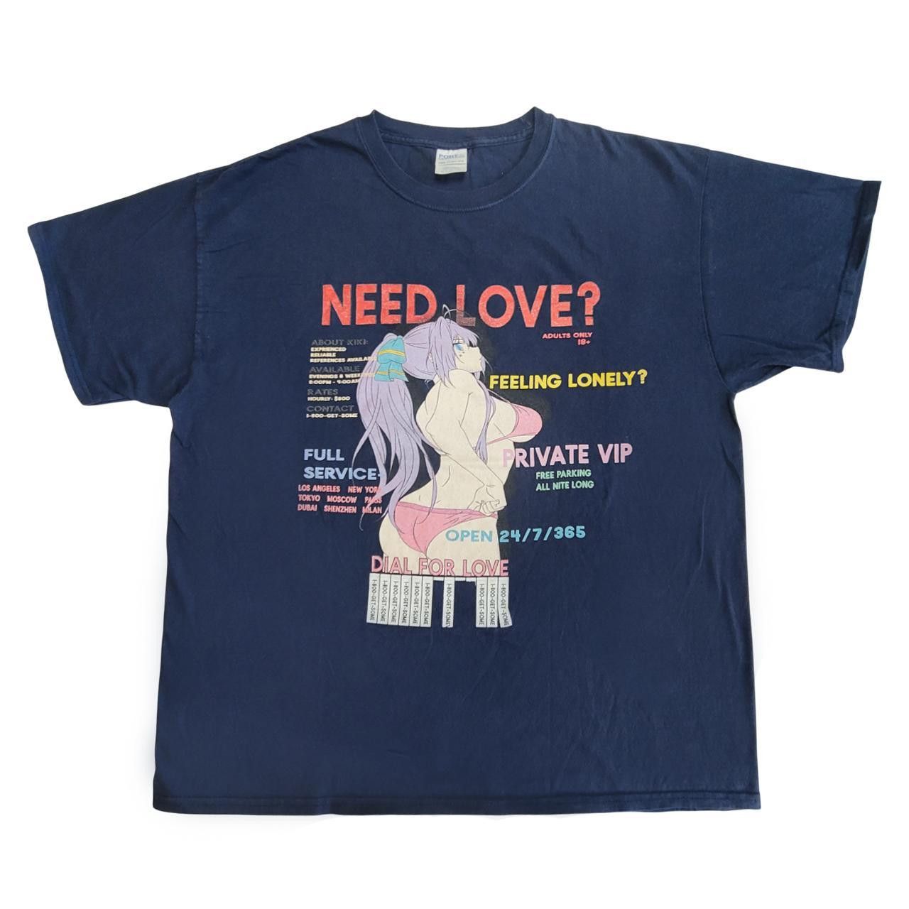 Other need love anime graphic tee Size US M / EU 48-50 / 2 - 1 Thumbnail