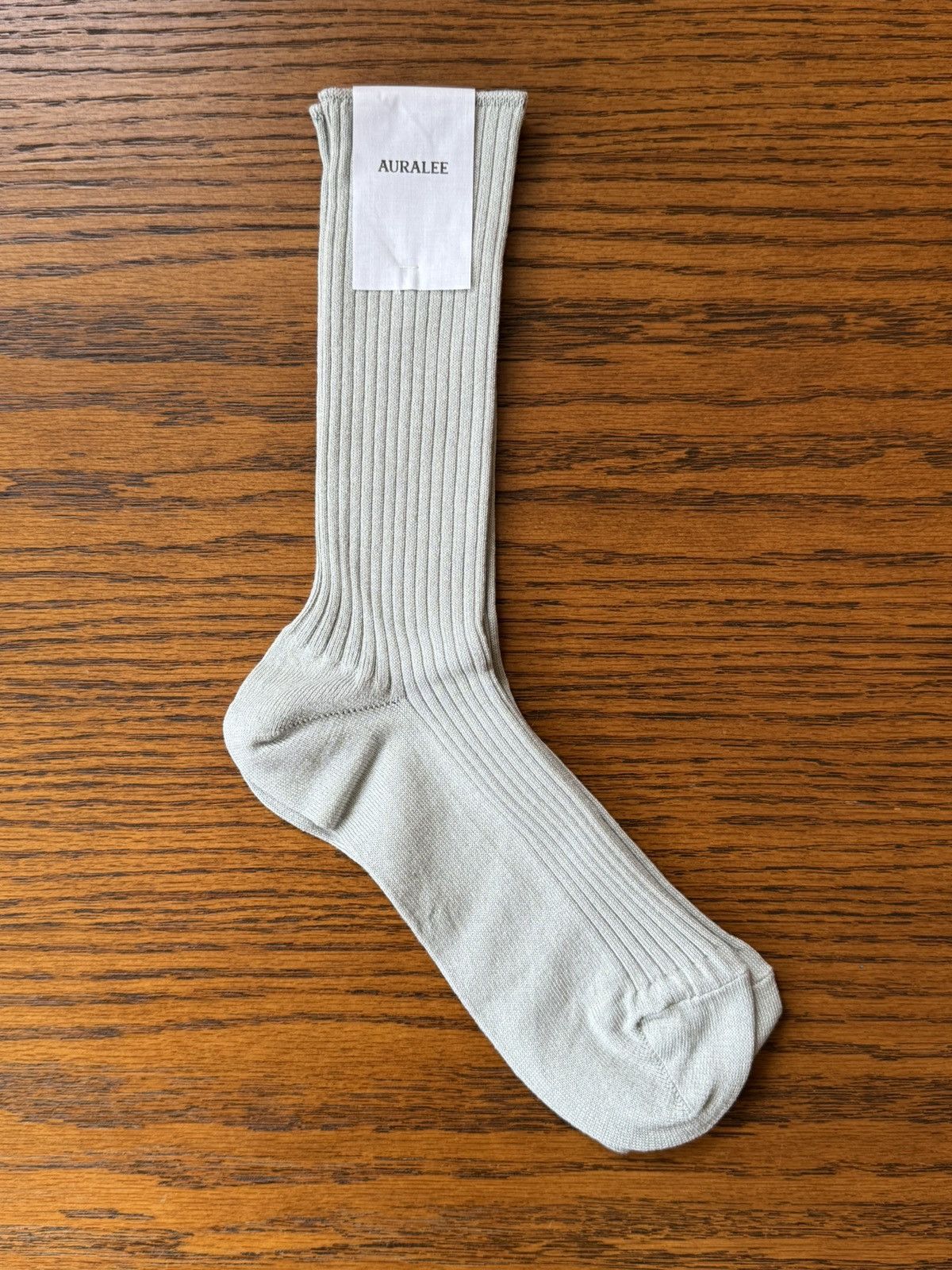 Auralee Auralee High Gauge Women’s Socks Green Size ONE SIZE - 3 Thumbnail