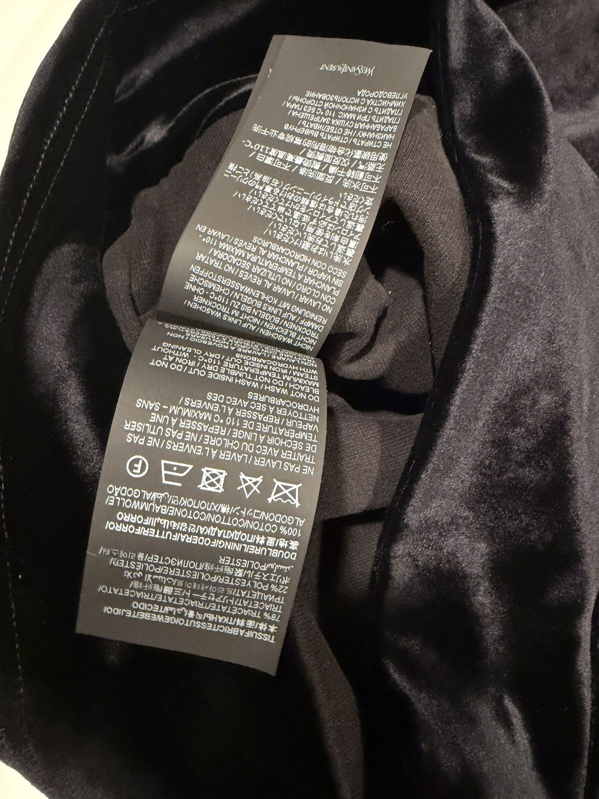 Saint Laurent Paris Saint laurent womens velvet turtleneck. L. $1390 Size L / US 10 / IT 46 - 11 Thumbnail