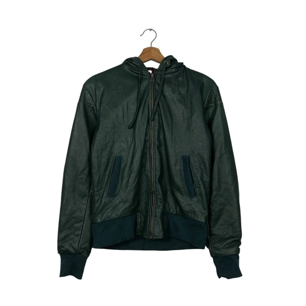 Japanese Brand 🔥UNKNOWN BRAND JAPANESE CROPPED LEATHER JACKET ISSEY MIYAKE Size US S / EU 44-46 / 1 - 14 Thumbnail