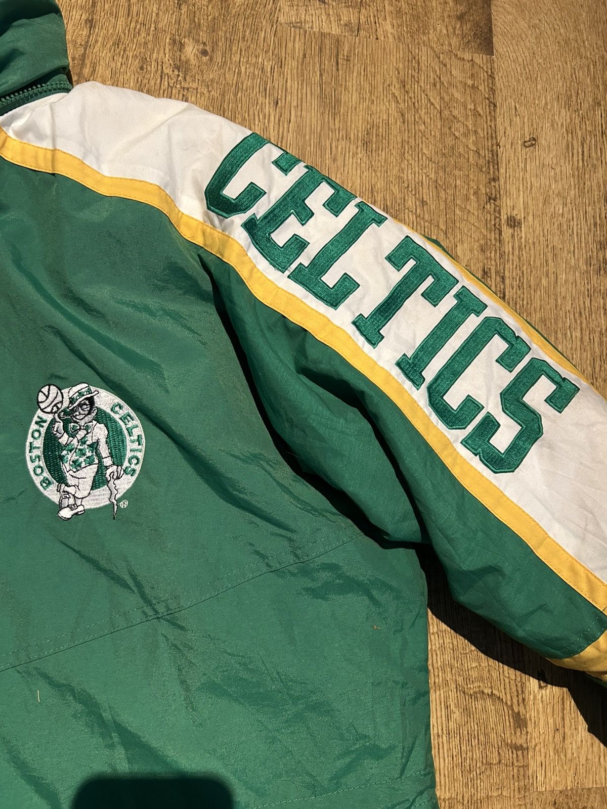 Starter Vintage 90s Boston Celtics Starter Parka Jacket NBA Mens L Size US L / EU 52-54 / 3 - 15 Thumbnail