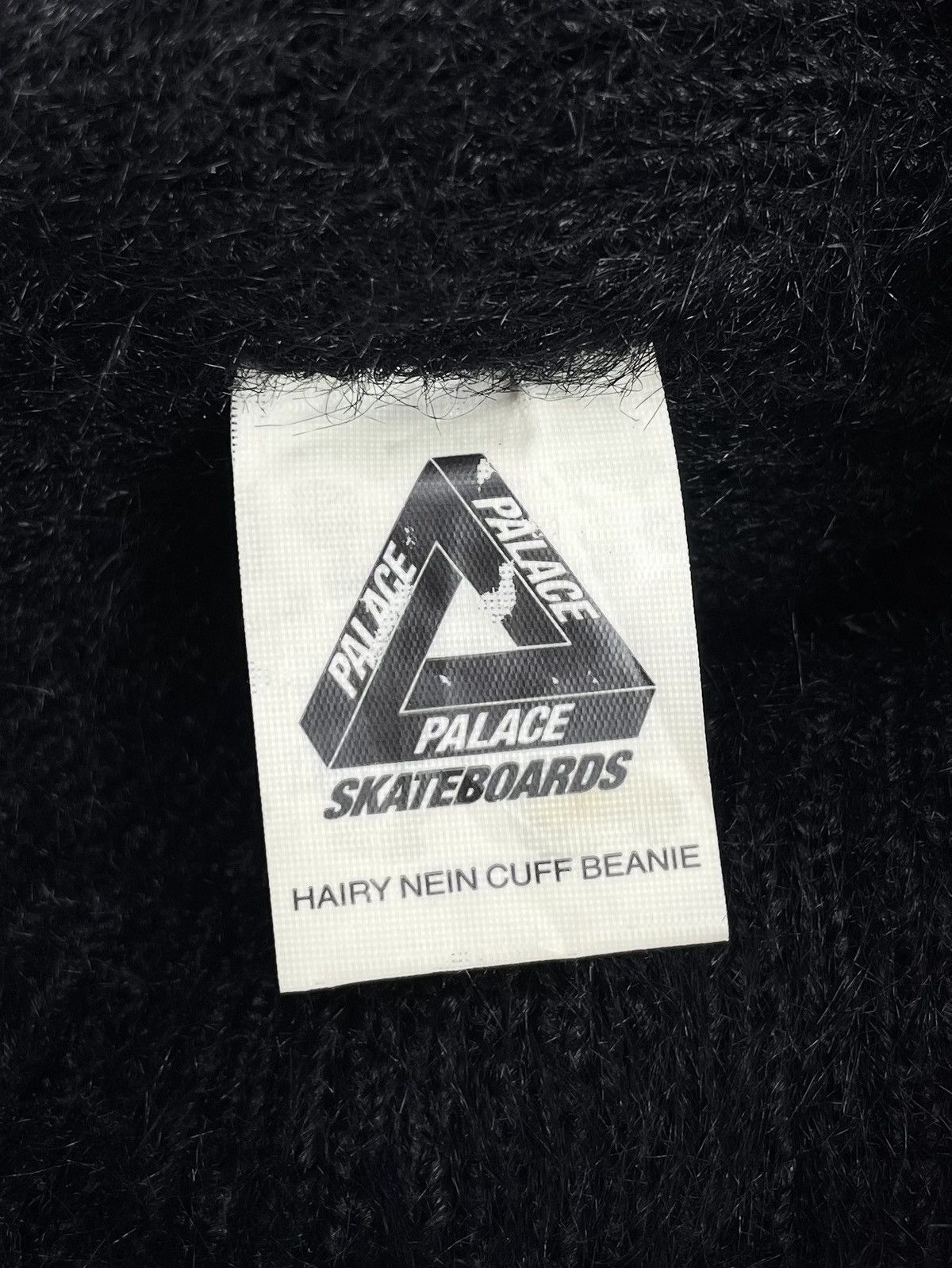 Palace Palace “Hairy Nein Cuff” Beanie – Black – FW23 Size ONE SIZE - 8 Thumbnail