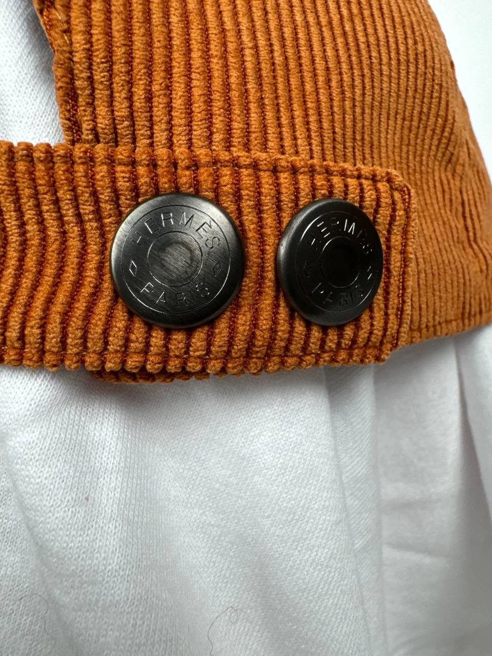 Hermes Hermes Corduroy Logo Cap Size ONE SIZE - 7 Thumbnail