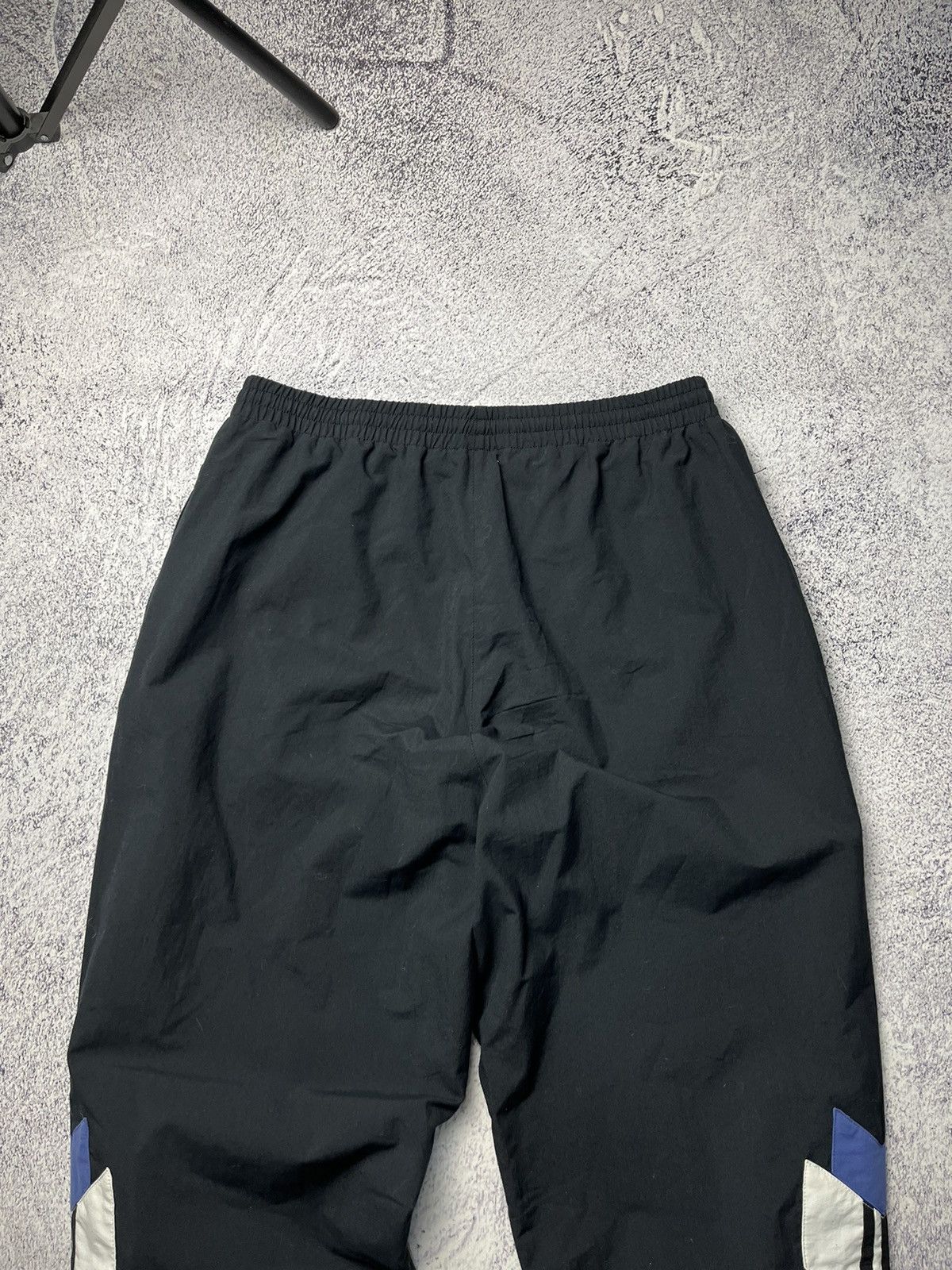 Adidas Vintage Adidas Track Pants Grape Black Nylon White Logo 90s Size US 34 / EU 50 - 21 Thumbnail