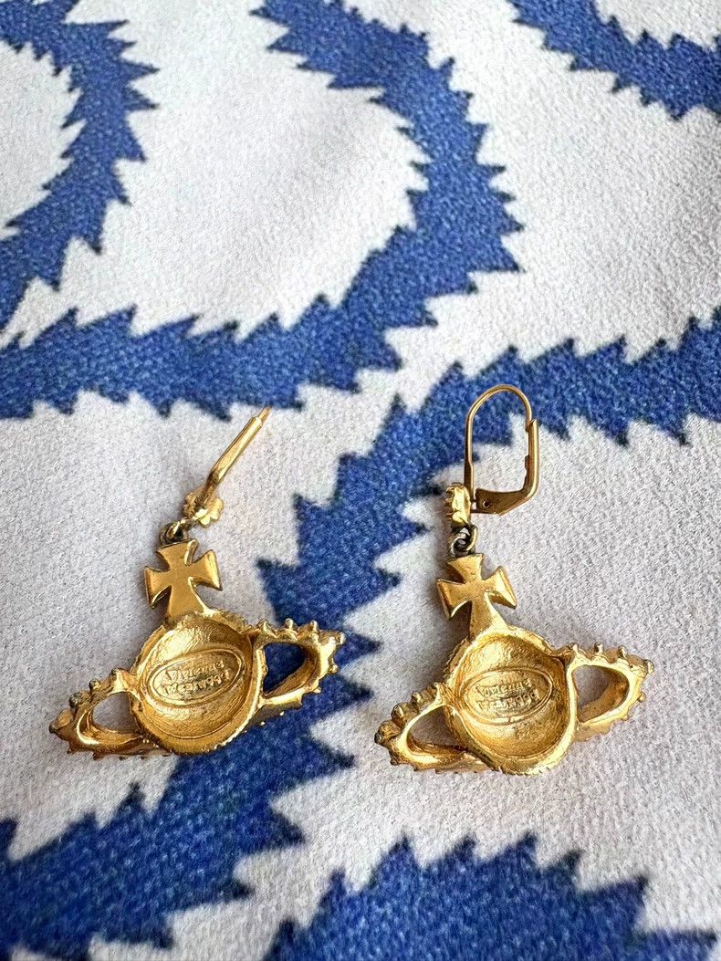 Vivienne Westwood Vivienne Westwood Golden Classical Series Golden Lace Carv Size ONE SIZE - 3 Thumbnail