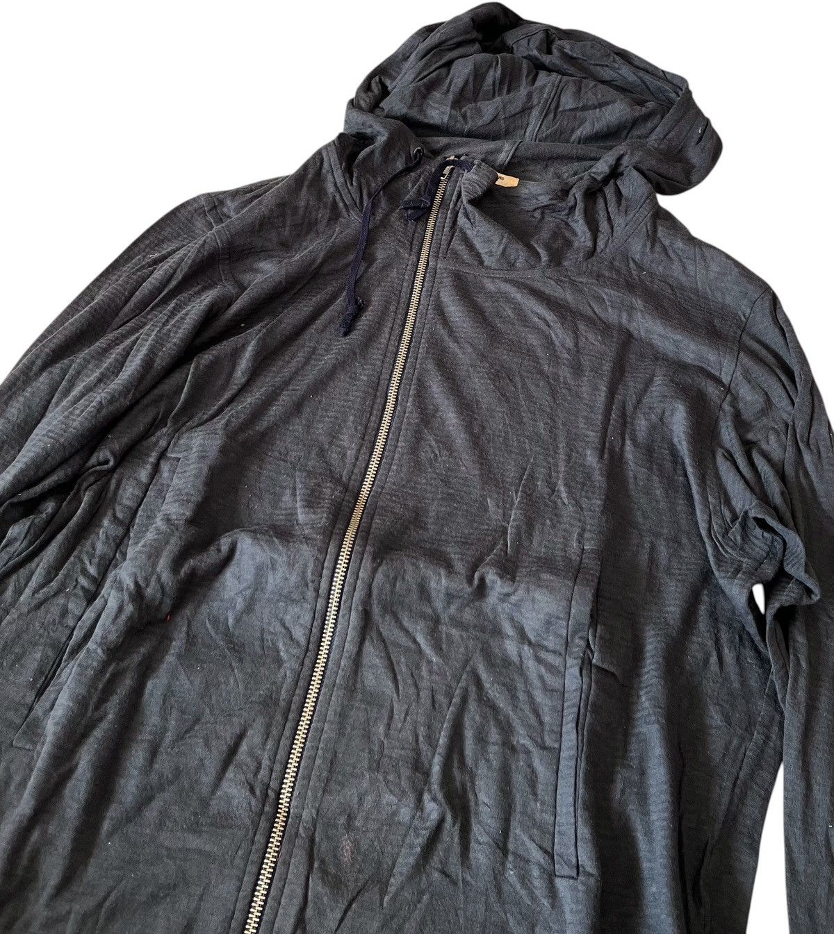 Helmut Lang Helmut lang lightweight zip up dark grey hoodie Size US M / EU 48-50 / 2 - 2 Thumbnail