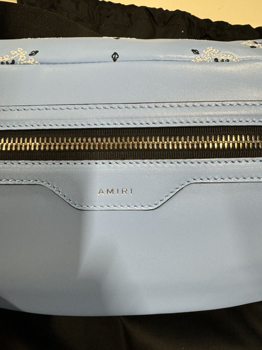 Amiri Amiri Bandana Nappa Leather Bumbag NEW 1800$ Size ONE SIZE - 8 Thumbnail