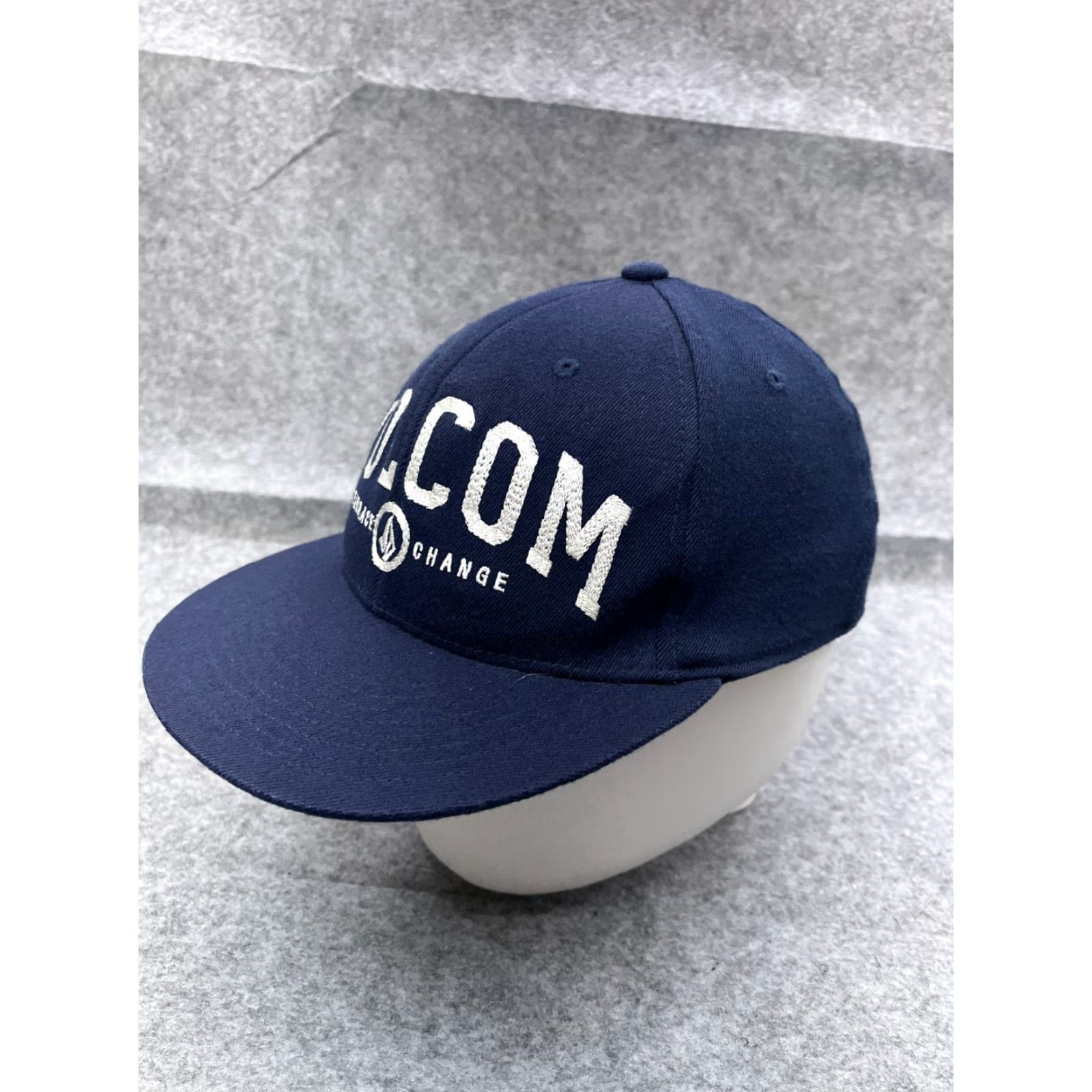Volcom Volcom Skate Hat Baseball Cap Fitted Adult 7 1/4 Blue Wool Acrylic Blend Mens Size ONE SIZE - 4 Thumbnail