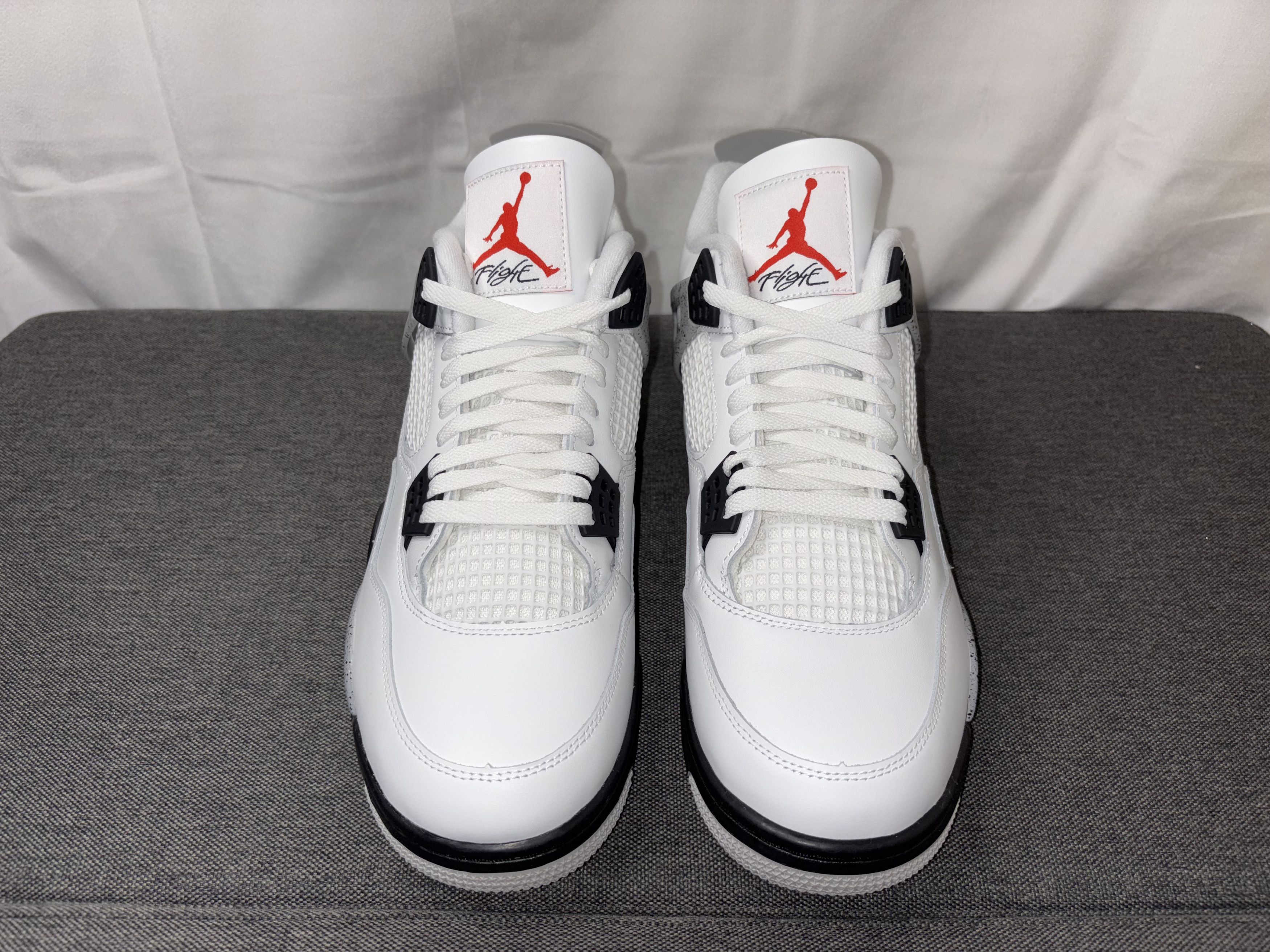 Jordan Brand Nike Air Jordan 4 Retro White Cement (2025) 13 FV5029-100 Size US 13 / EU 46 - 6 Thumbnail