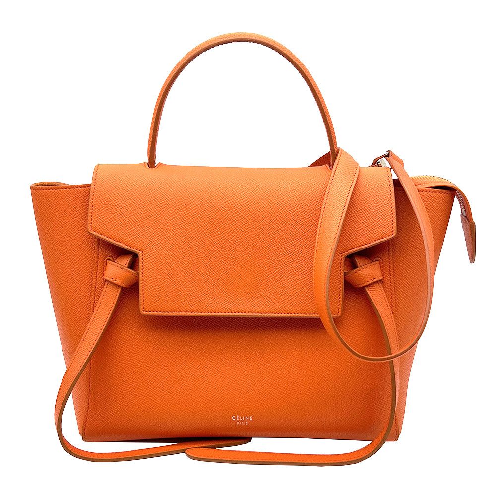 Celine Celine Leather Crossbody Bag Orange Size ONE SIZE - 1 Thumbnail