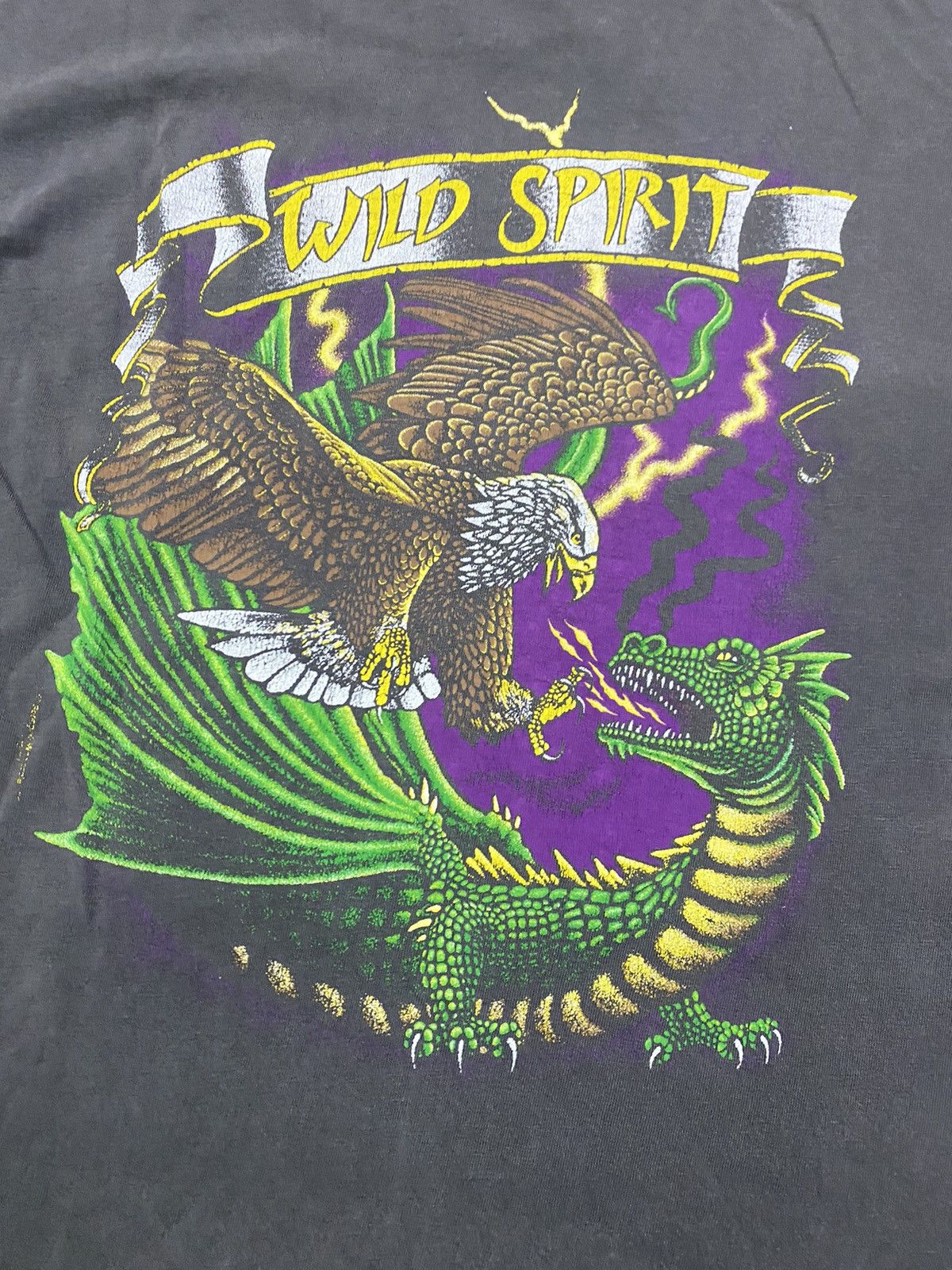 Vintage Vintage Wild Spirit Eagle Dragon Minnesota Graphic T Shirt Size US L / EU 52-54 / 3 - 6 Thumbnail