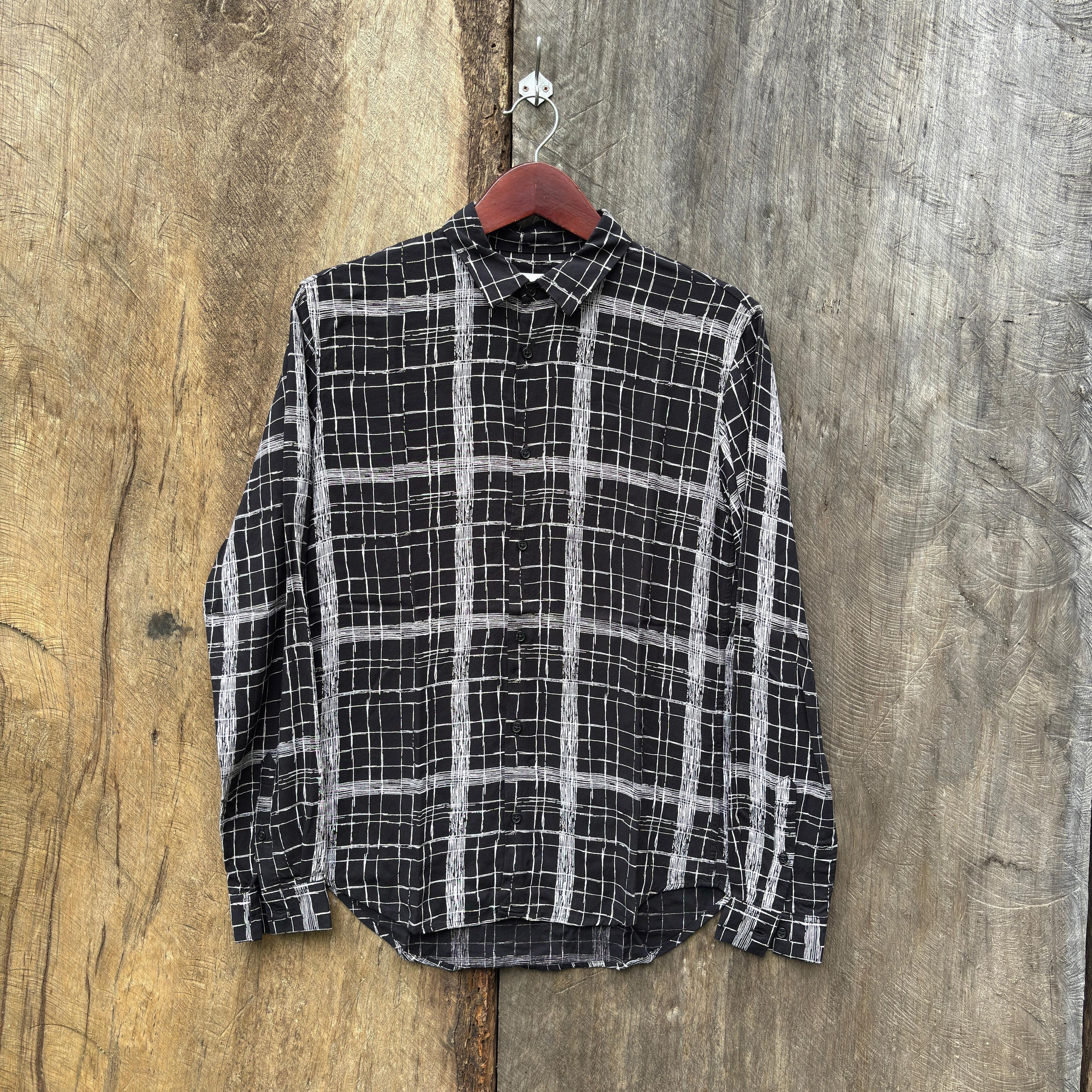 Sandro sandro paris dhoby ghout abstract viscose shirt Size US M / EU 48-50 / 2 - 1 Thumbnail