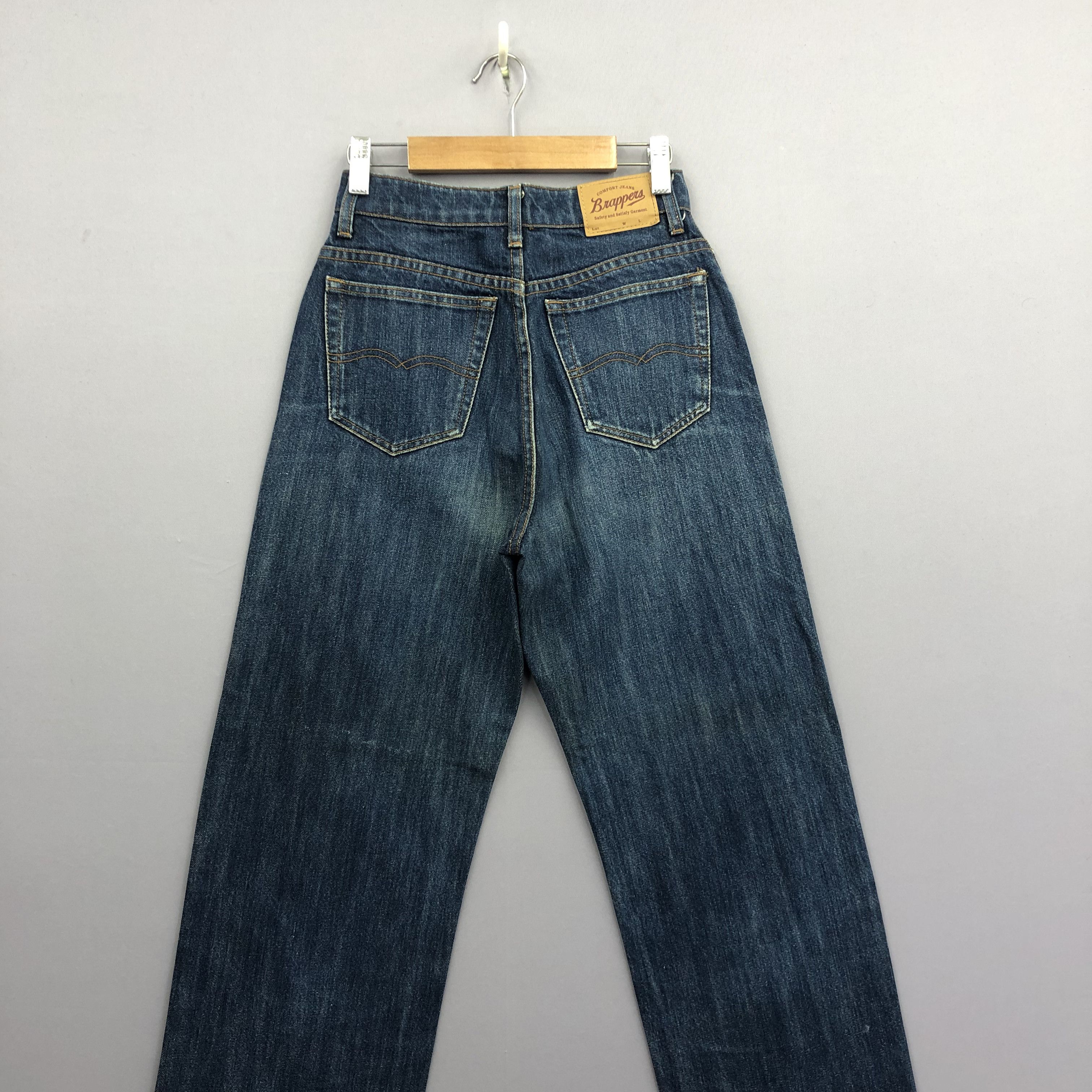 Japanese Brand Vintage Brappers Baggy Faded Japanese Jeans Light Wash Denim Size 24" / US 00 / IT 34 - 4 Thumbnail