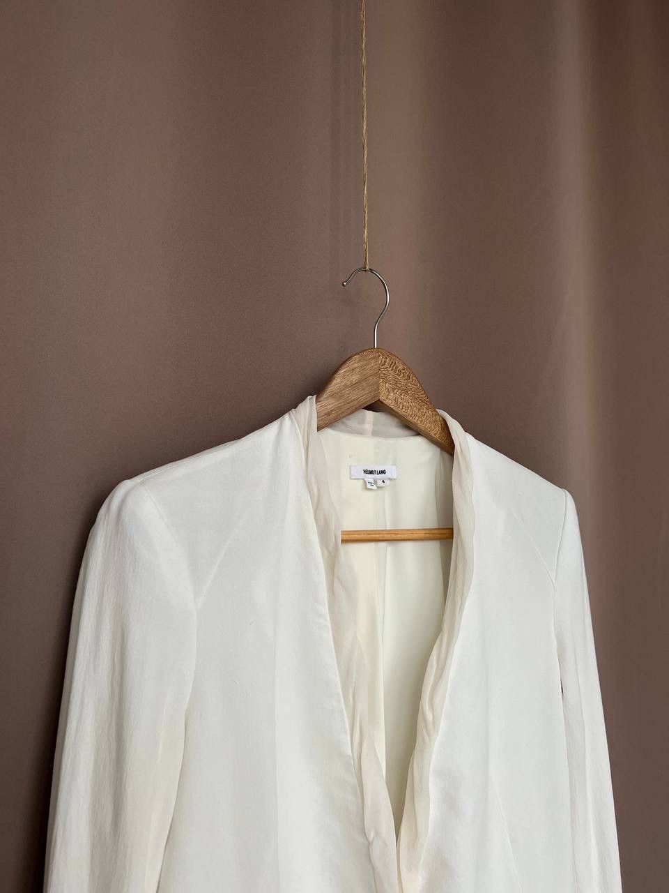 Helmut Lang Helmut Lang Padded One Button Viscose Blazer Size 4 or S/M Size S / US 4 / IT 40 - 3 Thumbnail