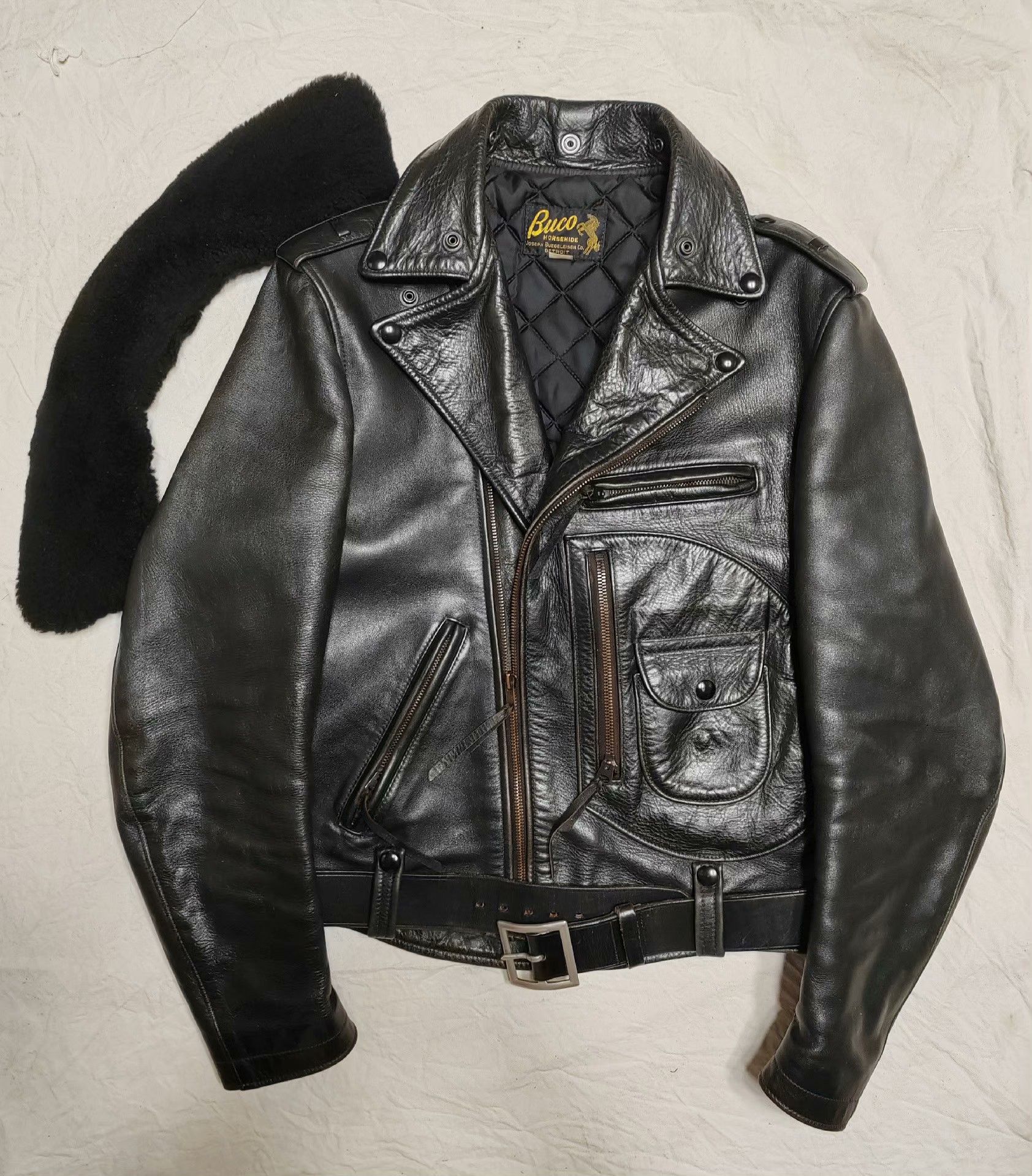 Japanese Brand Bucoj24 Horse Leather Jacket 38 Size US S / EU 44-46 / 1 - 1 Thumbnail