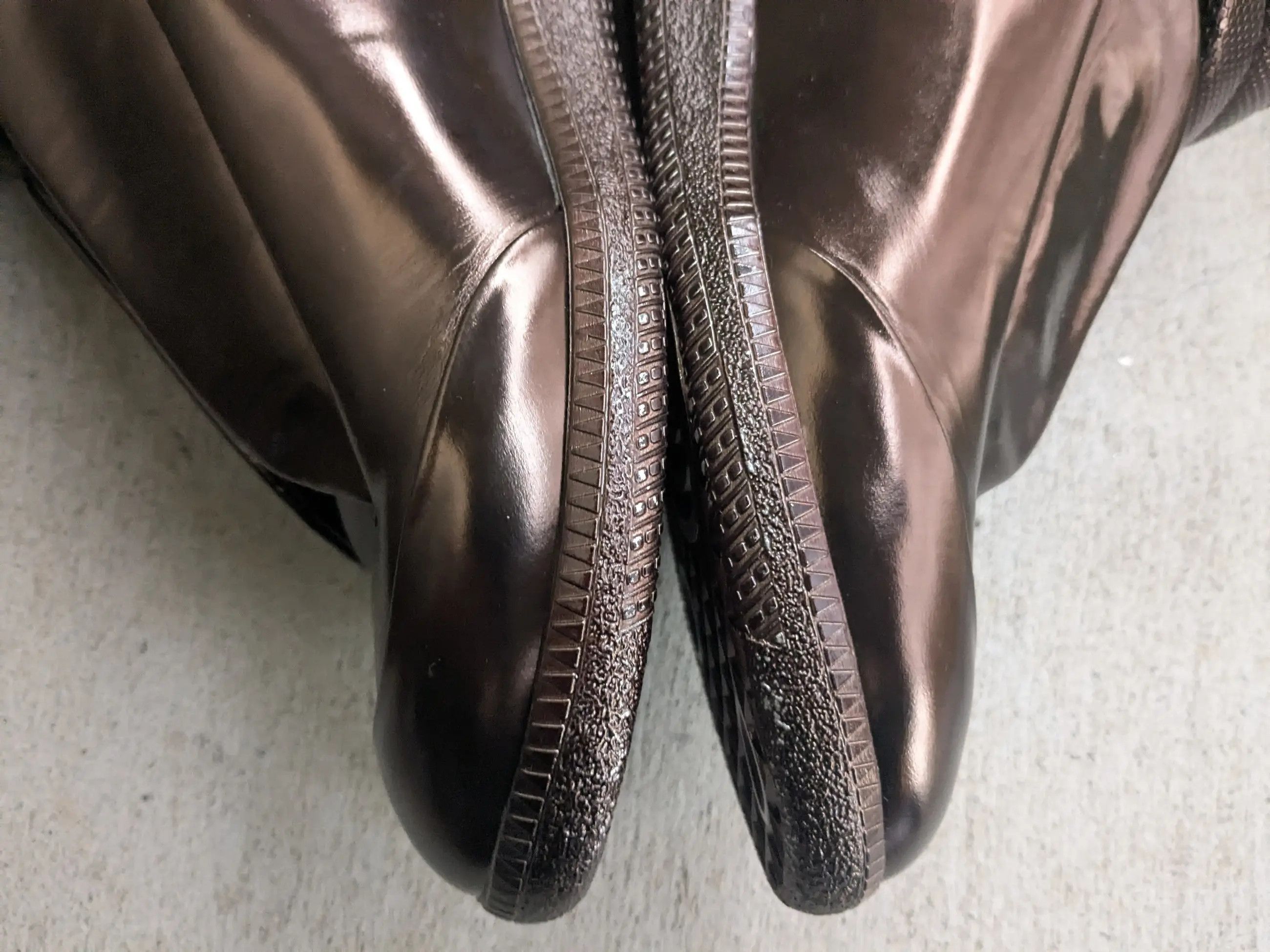 Maison Margiela Maison Margiela Brown 8 41 Metallic High Tops Leather Size US 8 / EU 41 - 8 Thumbnail