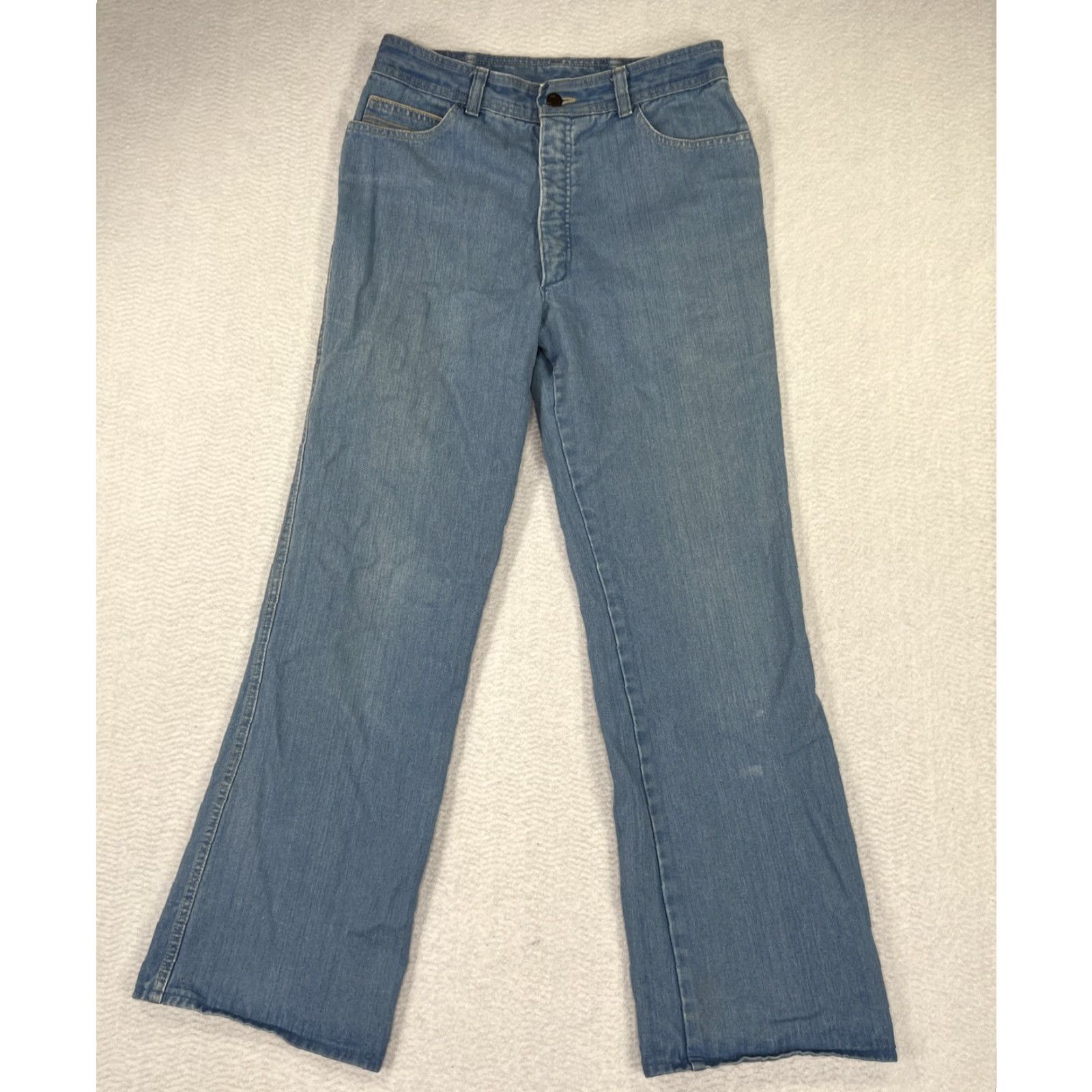 Denime VINTAGE Viceroy Jeans Womens 33L Casual Denim 30x31 Blue Medium Wash 1980s Womens Size 24" / US 00 / IT 34 - 2 Thumbnail