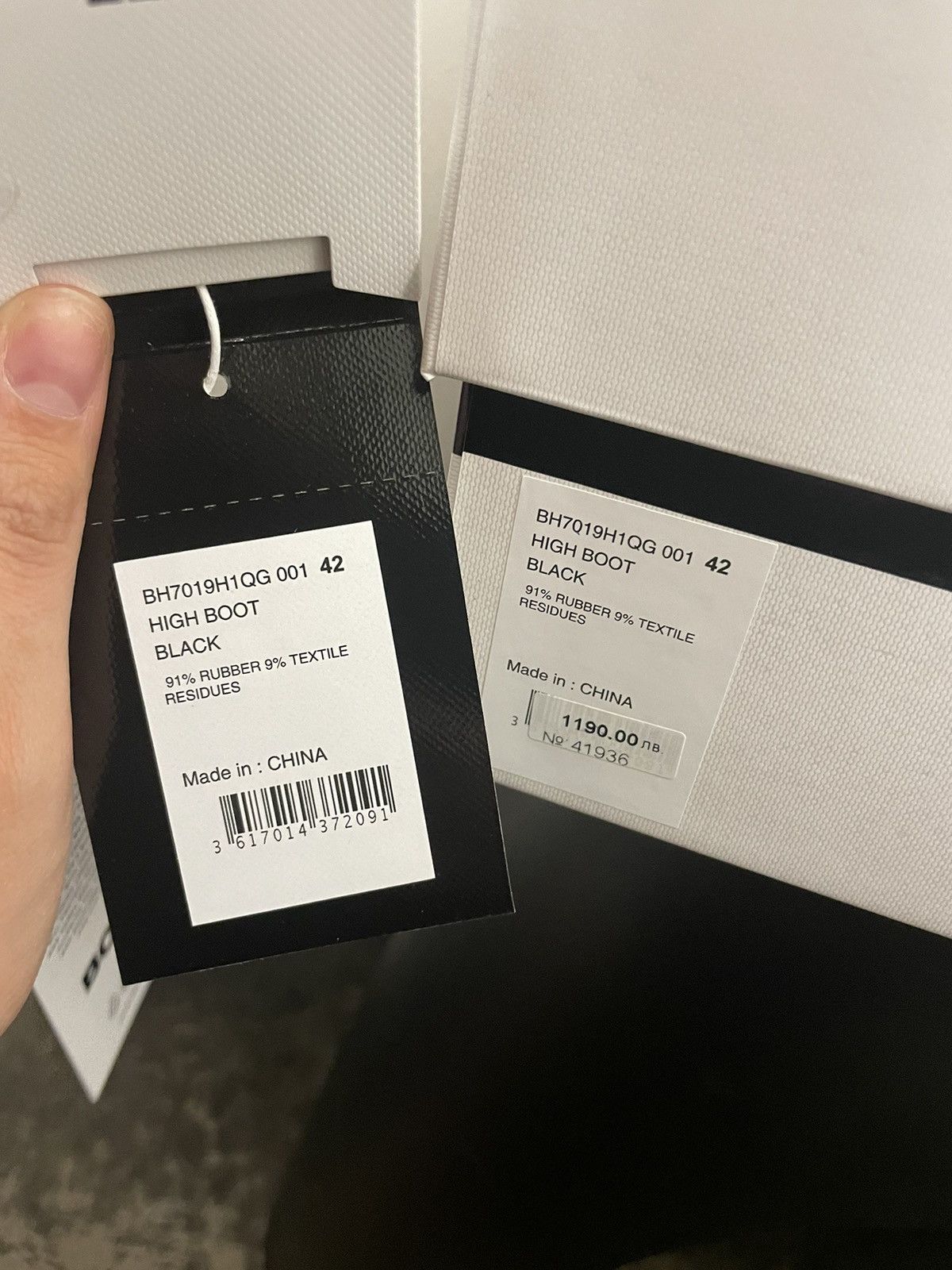 Givenchy Bogs lace up boots in rubber and neoprene Size US 9 / EU 42 - 3 Thumbnail