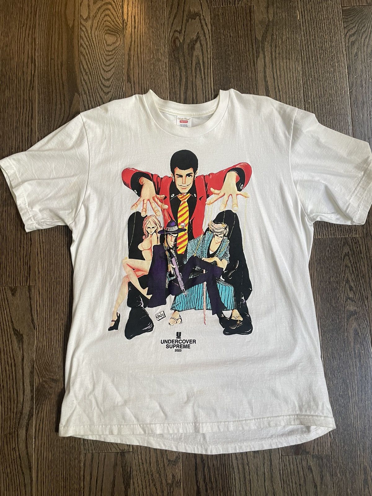 Supreme Supreme x Undercover Lupin Tee White | Grailed