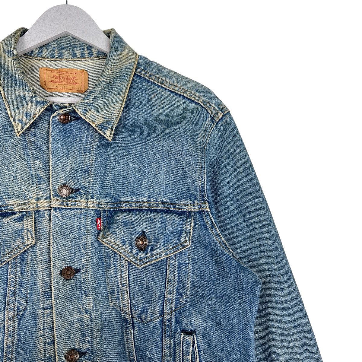 Levi's 🔥 90s VINTAGE LEVIS 70506 TRUCKER JACKET MADE IN USA Size US L / EU 52-54 / 3 - 6 Thumbnail