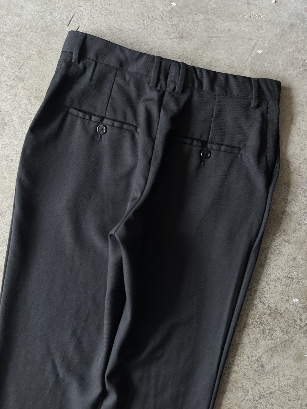 Celine Celine - Hedi Slimane S/S19 Wool Front Band Trouser Size 28" / US 6 / IT 42 - 9 Thumbnail