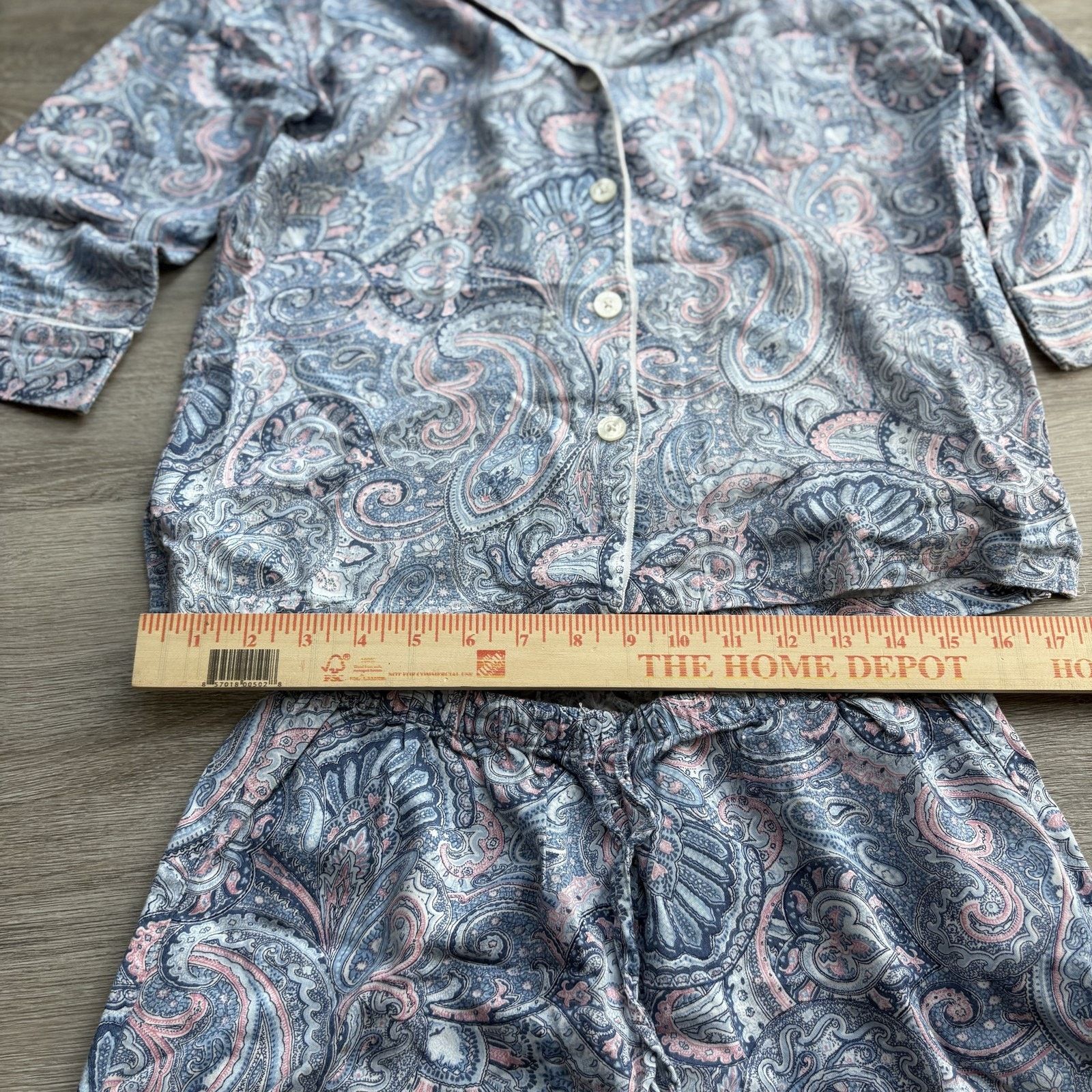 Lauren Ralph Lauren Lauren Ralph Lauren Women's Pajama Set PS Paisley Button Size 30" / US 8 / IT 44 - 6 Thumbnail