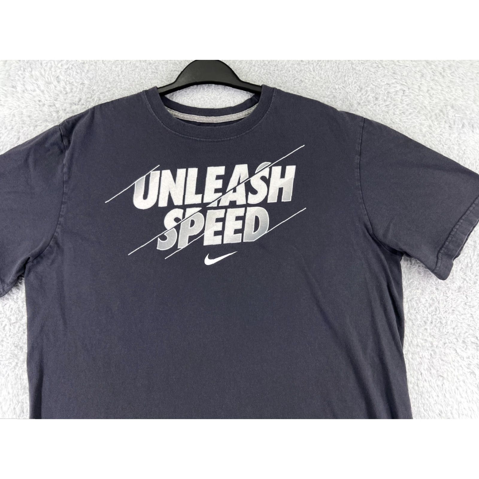 Nike Nike Shirt Mens XL Gray Graphic Print Swoosh 100% Cotton Size US XL / EU 56 / 4 - 5 Thumbnail