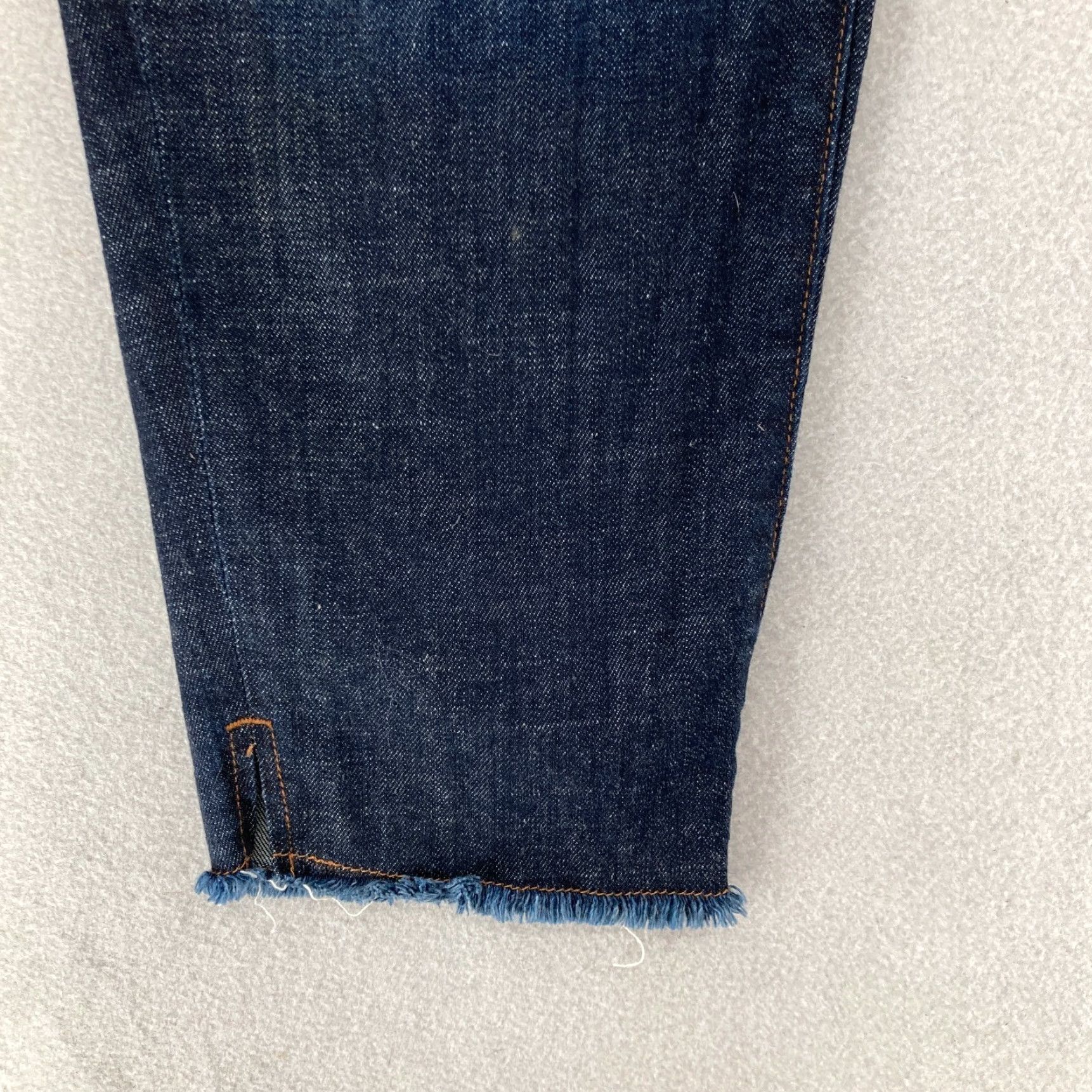 Eileen Fisher Eileen Fisher Jeans Women's 10 Dark Wash Blue Stretch Denim Ankle Regular Size 10 Blue Jeans Size 24" / US 00 / IT 34 - 4 Thumbnail
