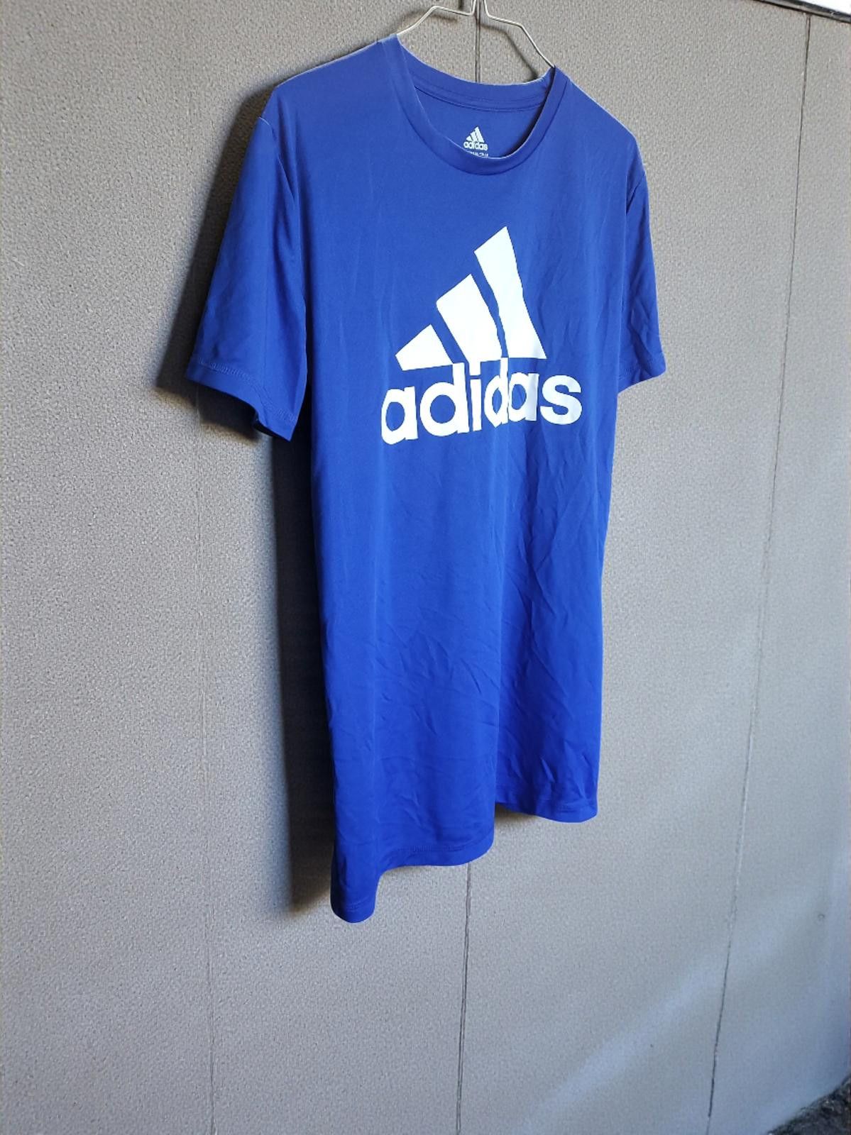 Adidas Adidas Boys' Large (14-16) Aeroready Blue T-Shirt Size US L / EU 52-54 / 3 - 4 Thumbnail