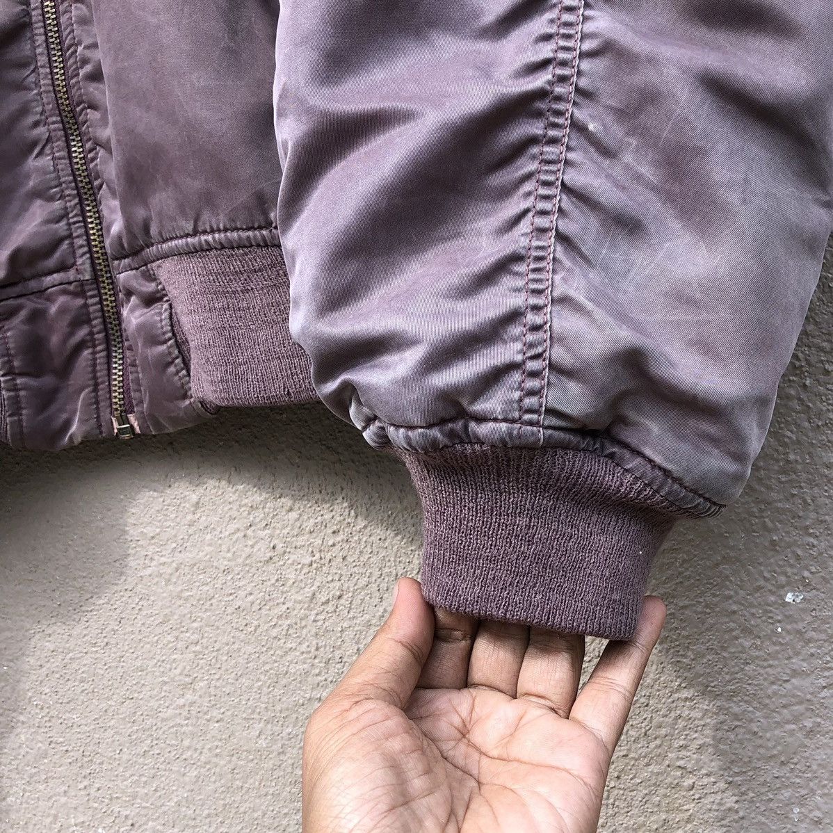 Vintage Vintage Sun Faded Bomber Jacket By ABURAYSIA Size US L / EU 52-54 / 3 - 5 Thumbnail