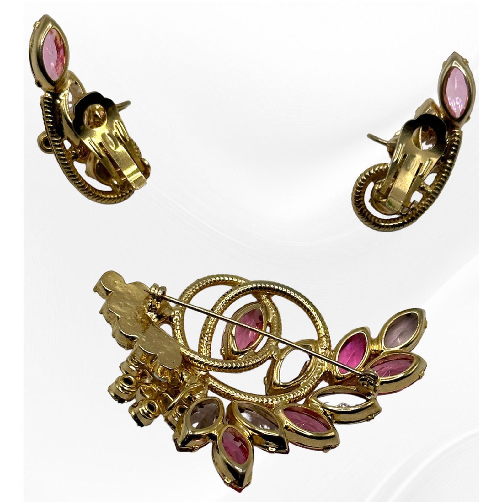 Alexander Julian JULIANA D&E Gorgeous Set of Book Listed Brooch and Earrings Size ONE SIZE - 3 Thumbnail