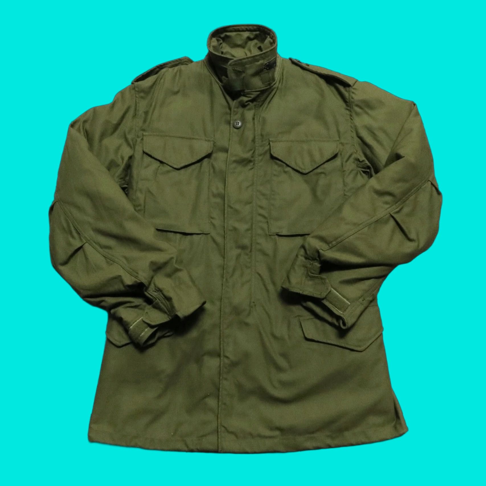 Alpha Industries VINTAGE Alpha Industries M-65 Jacket Mens S Military Green Size US S / EU 44-46 / 1 - 1 Thumbnail