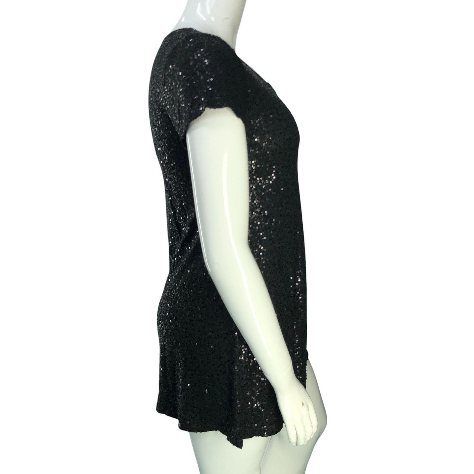 Eileen Fisher Eileen Fisher Size M Dress Silk Sequin T Shirt Short Sleeve Size M / US 6-8 / IT 42-44 - 10 Thumbnail