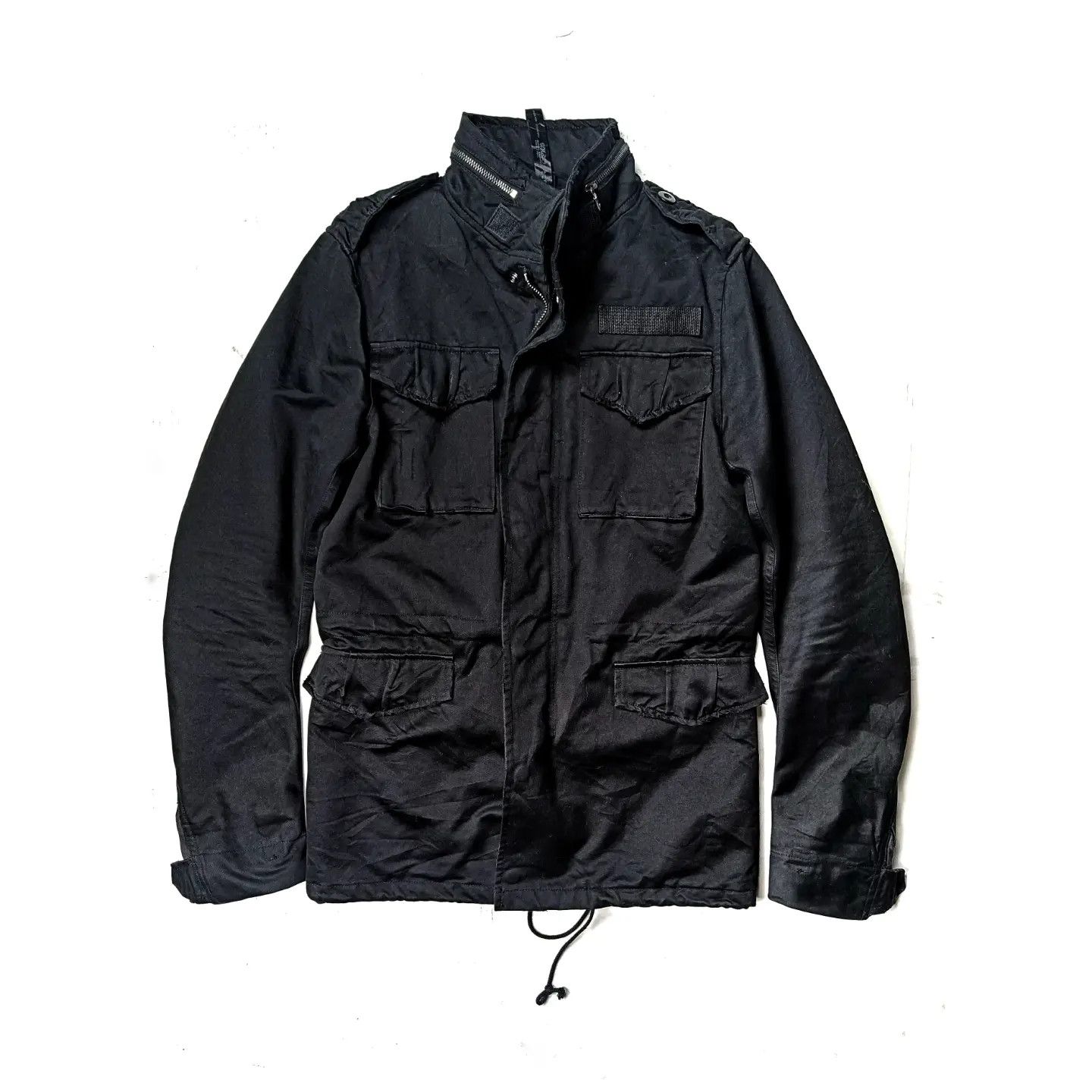 image of Wjk Japan M65 Military Jacket in Black, Men's (Size Medium)