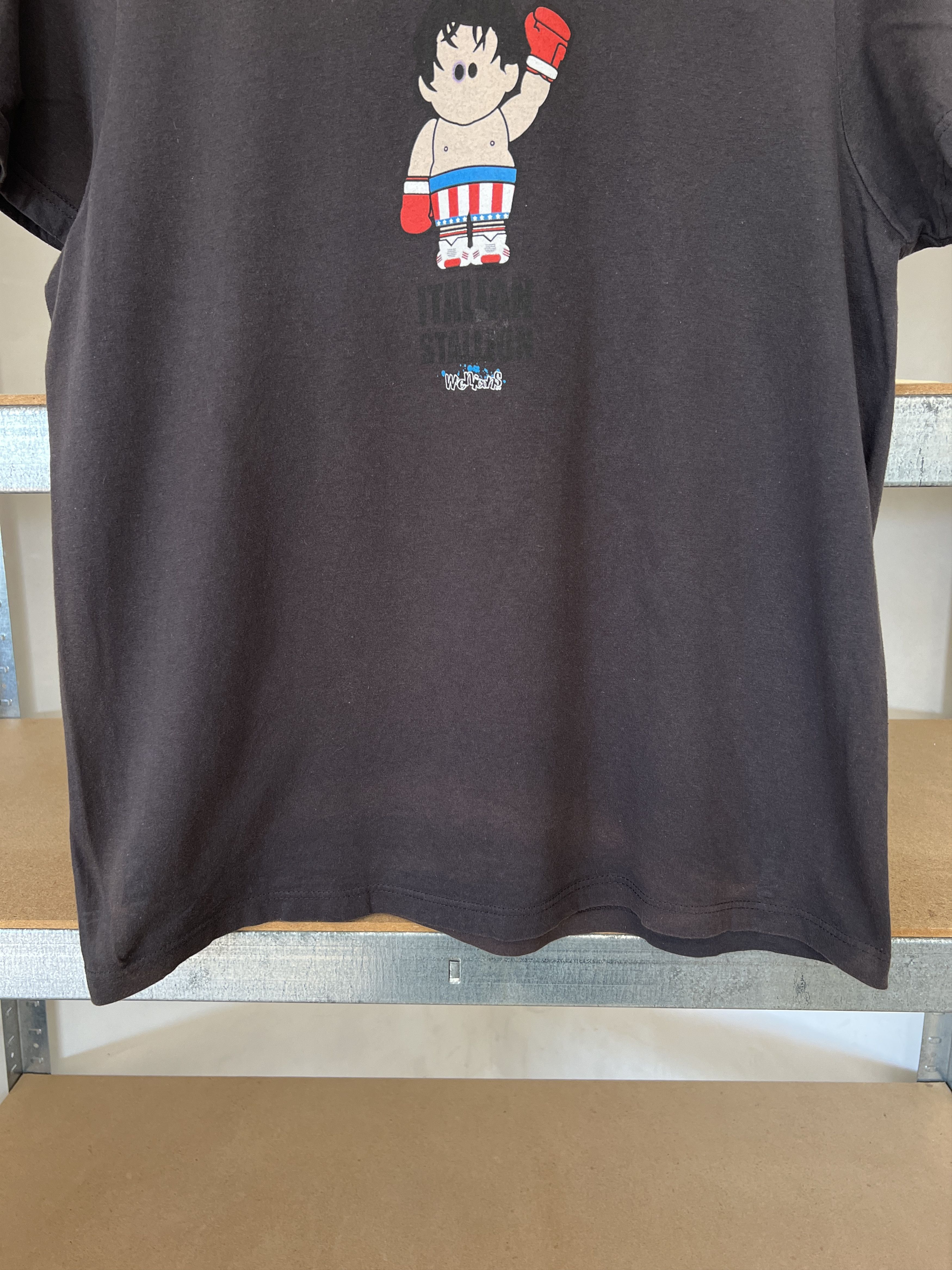 Cartoon Network Vintage 2000s Weenicons Italian Stallion Stallone Movie Tee Size US L / EU 52-54 / 3 - 11 Thumbnail