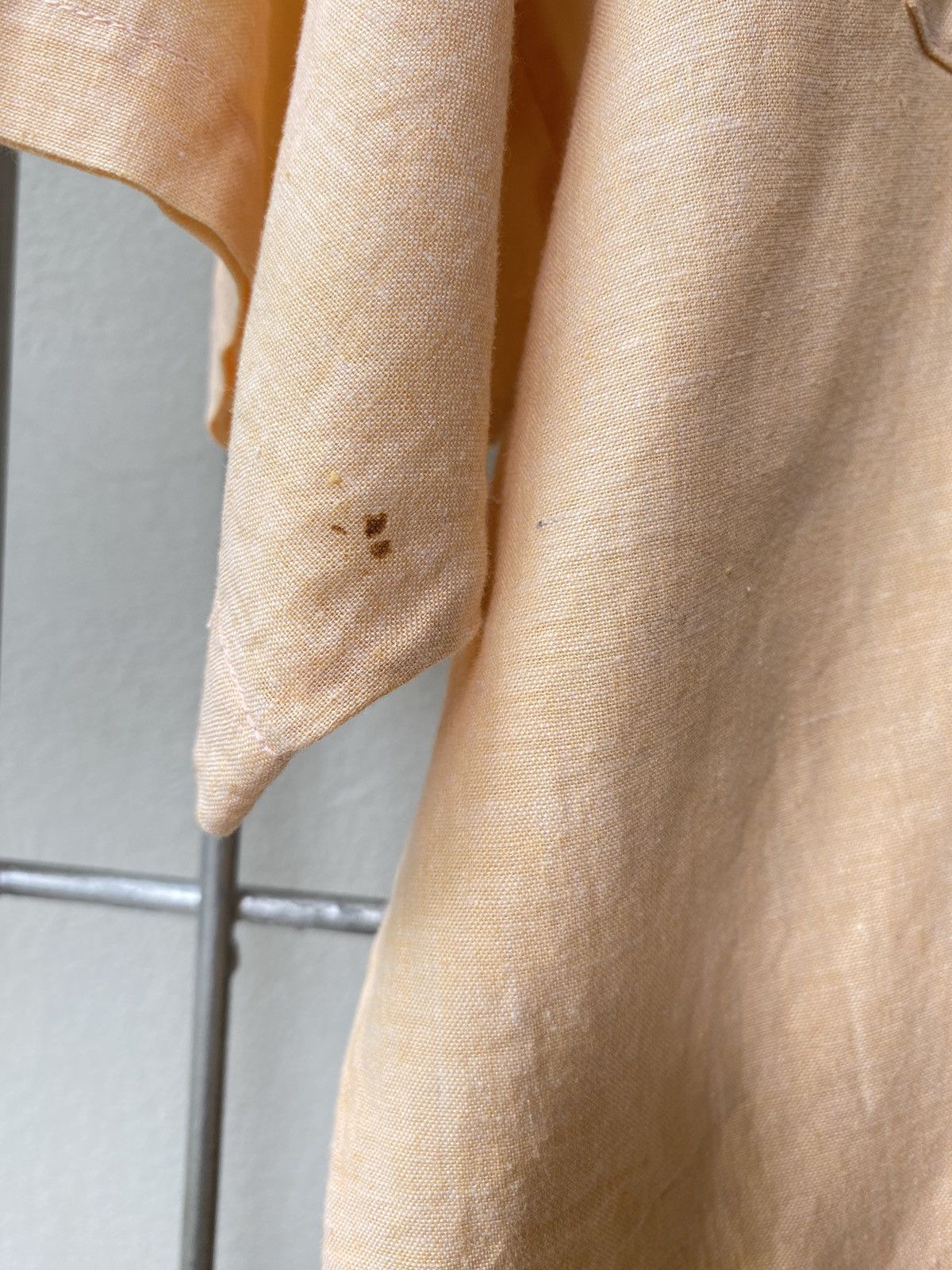 Designer NORMA KAMALI Vintage Peach Button-Up Shirt Size US XL / EU 56 / 4 - 16 Thumbnail