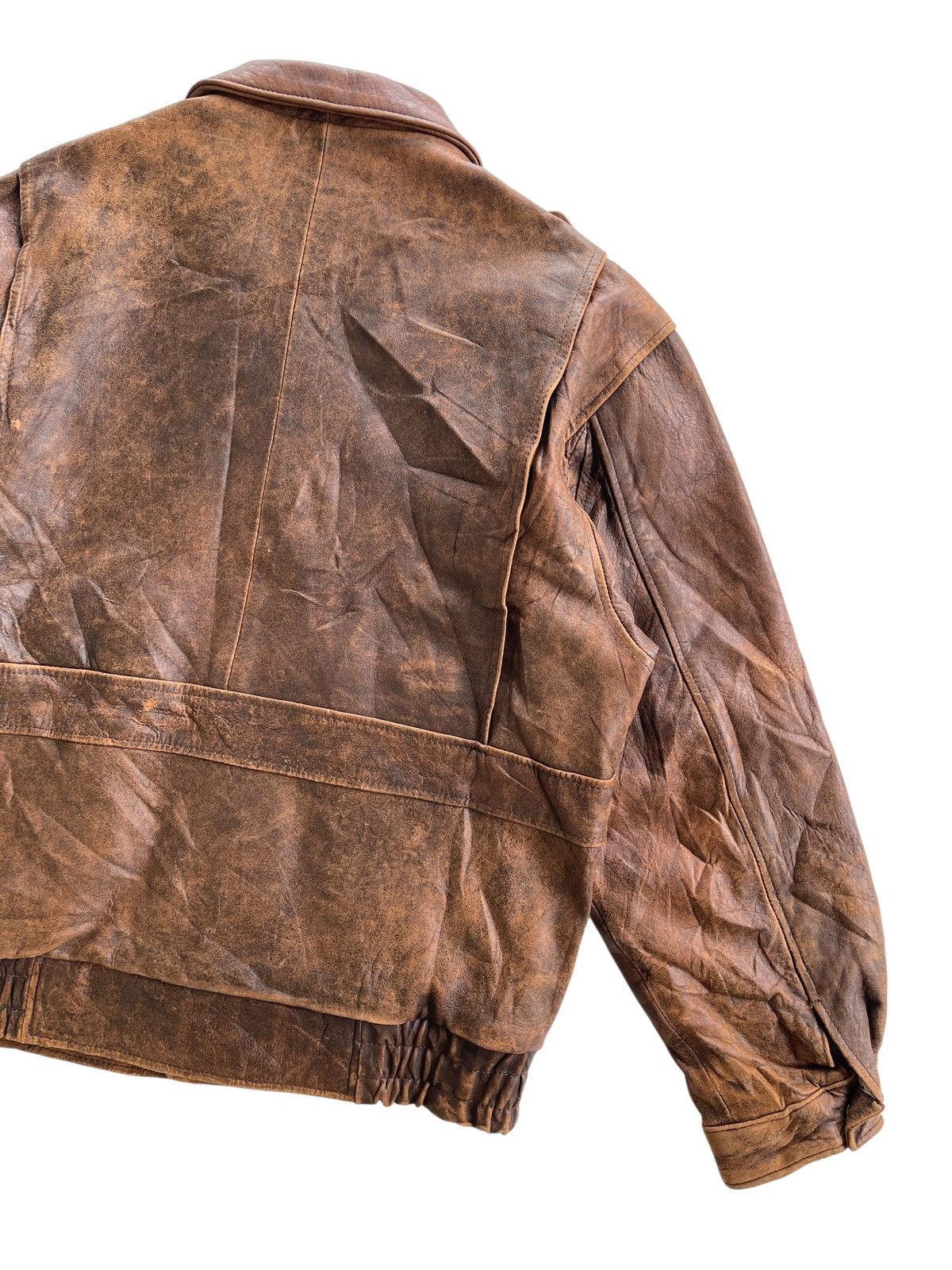 Japanese Brand Sub Urban Sheepskin Leather Jacket Size US L / EU 52-54 / 3 - 10 Thumbnail